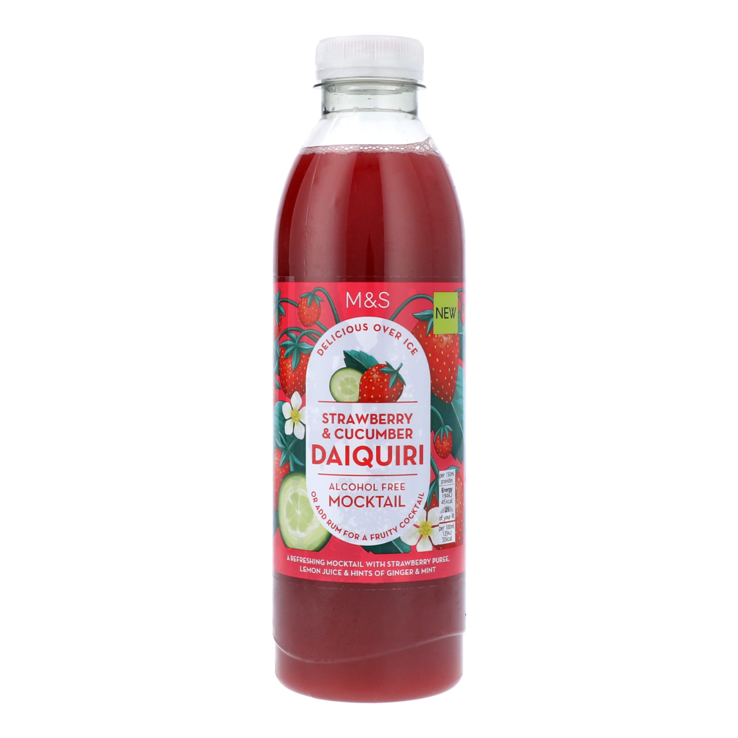 Strawberry and Cucumber Daiquiri Mocktail 1 of 1