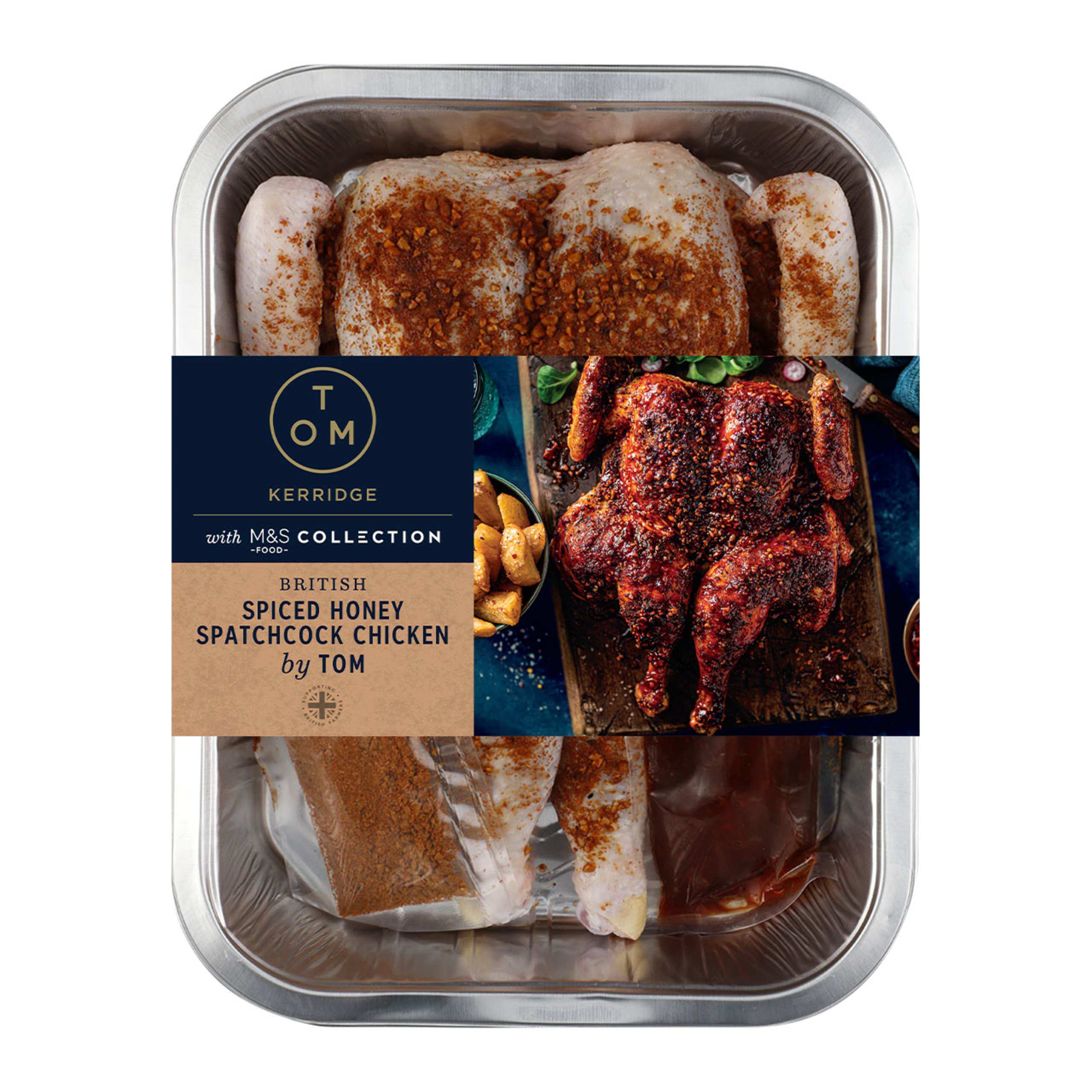 British Spiced Honey Spatchcock Chicken by Tom 1 of 3