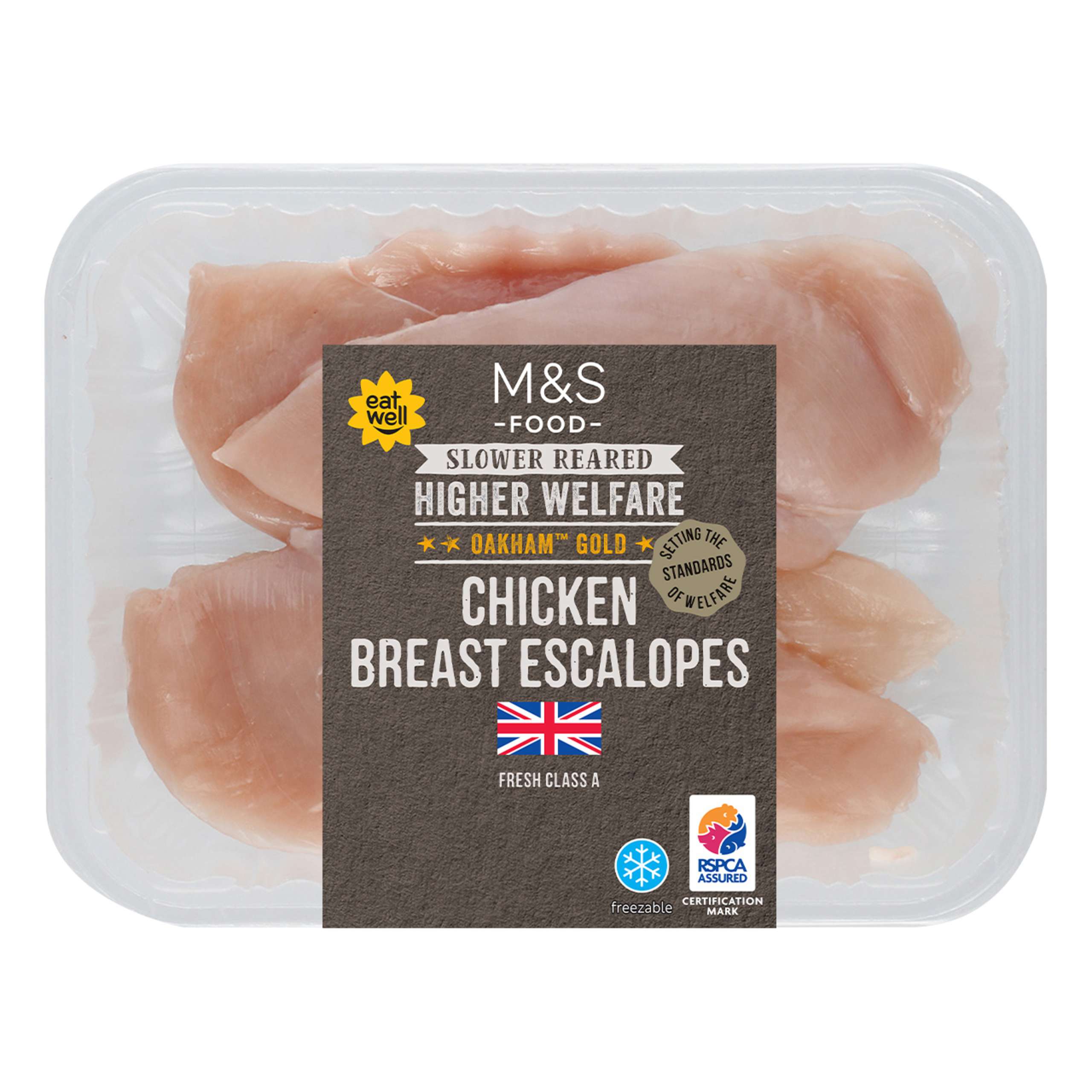 Oakham Gold Chicken Breast Escalopes 1 of 1