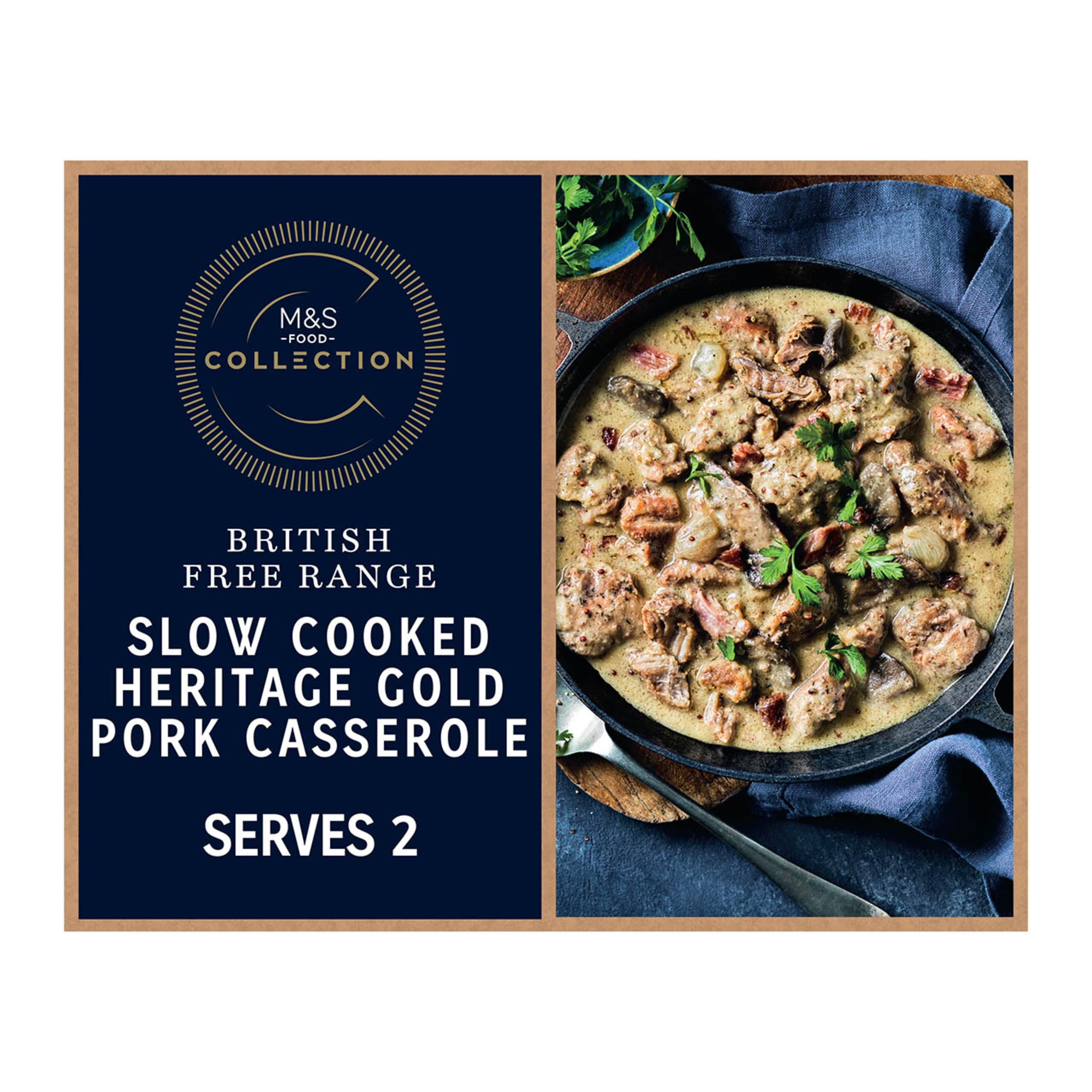 Collection British Free-Range Slow-Cooked Heritage Gold Pork Casserole 1 of 1