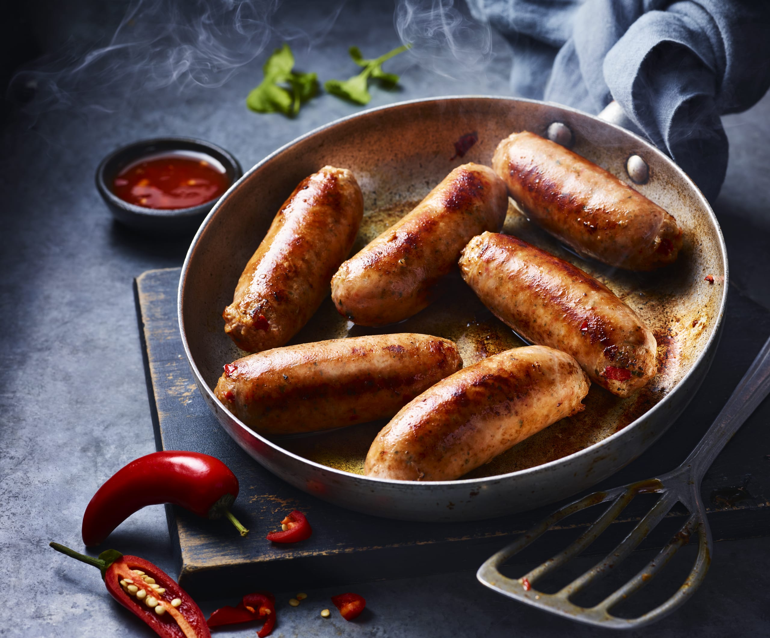 Collection British Outdoor Bred Sweet Chilli Pork Sausages 2 of 2
