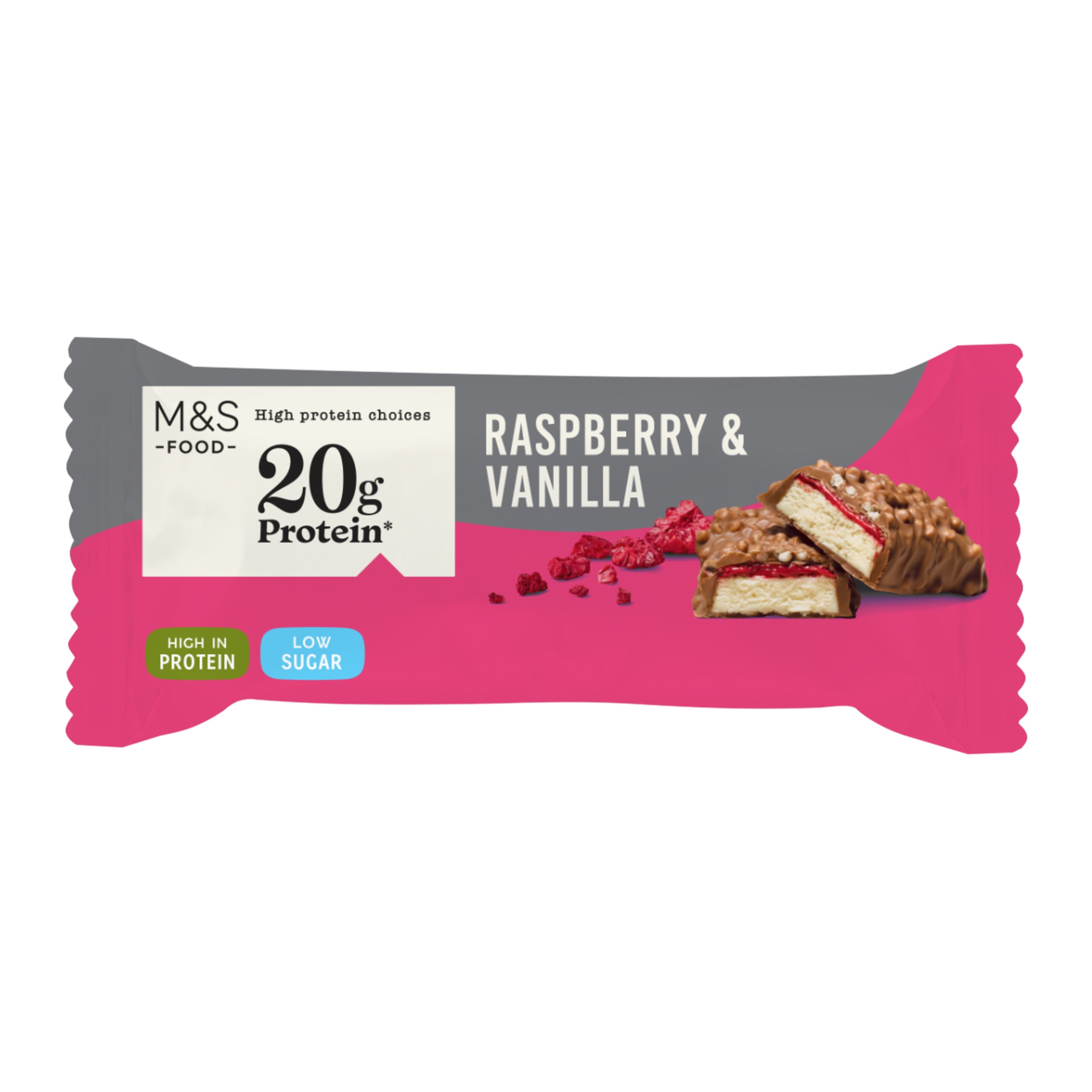 Raspberry and Vanilla Protein Bar 1 of 1