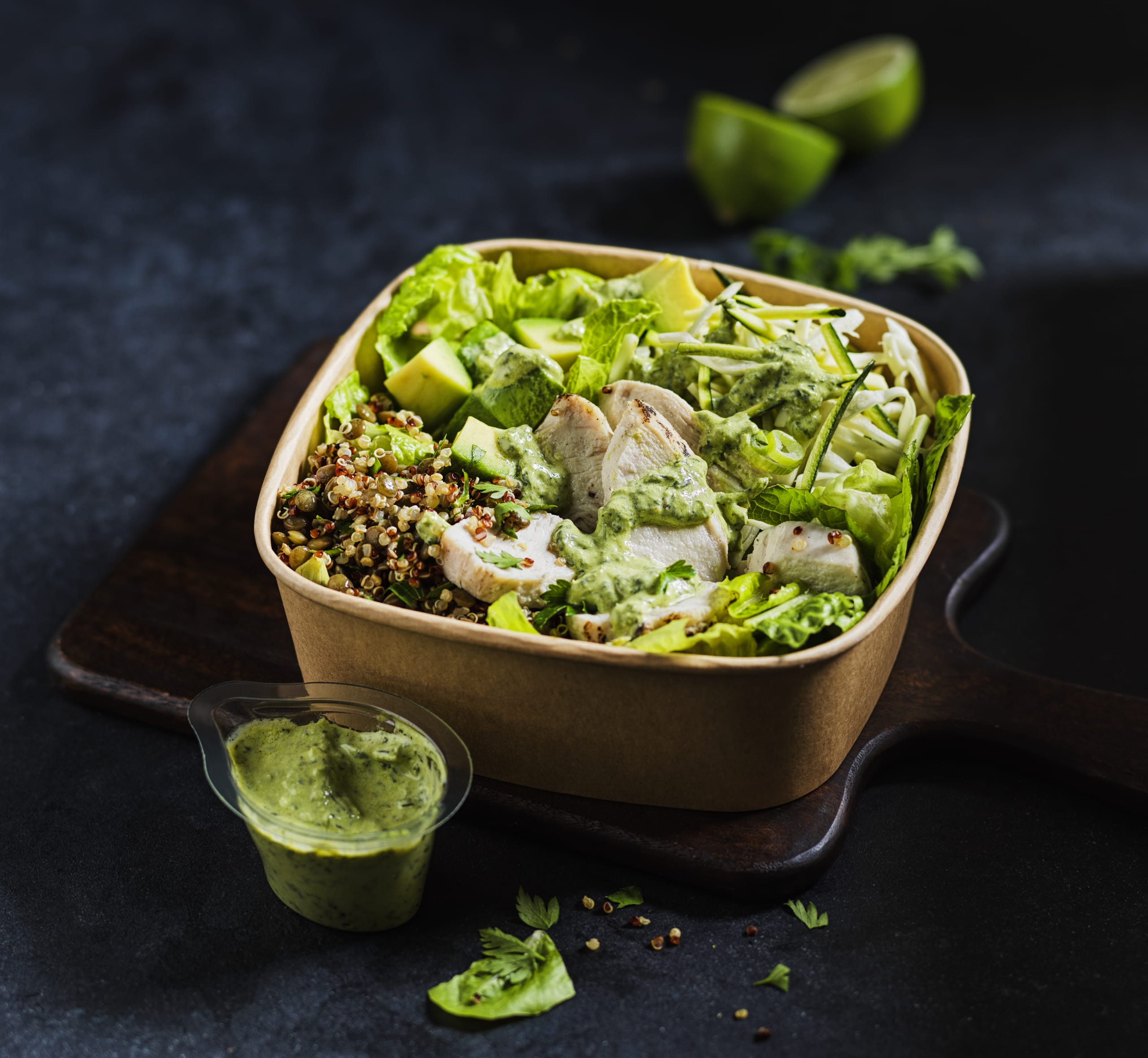 High Protein Naked Green Goddess Chicken Salad 2 of 2