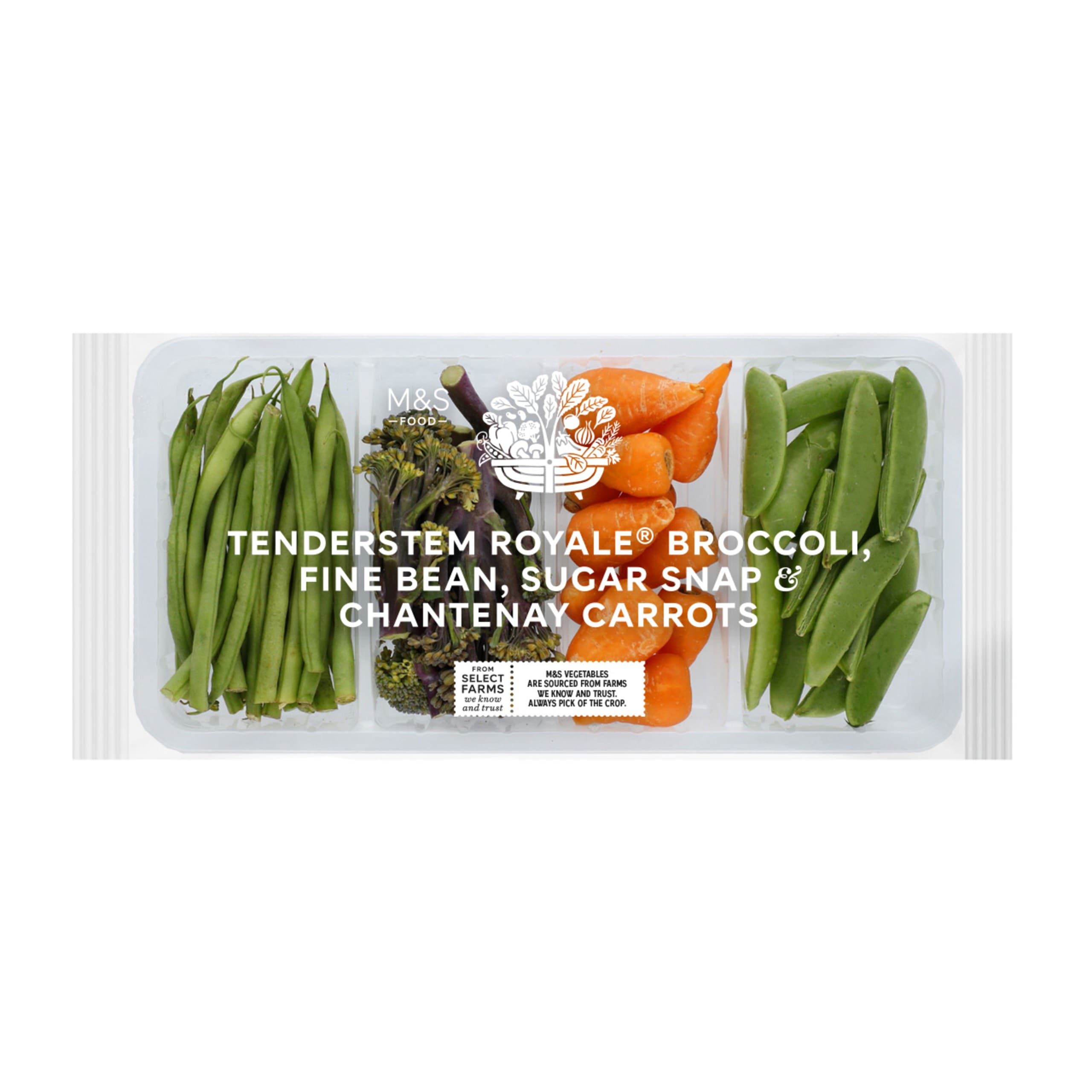 Tenderstem Royale Broccoli, Fine Beans, Sugar Snaps and Chantenay Carrots 1 of 1