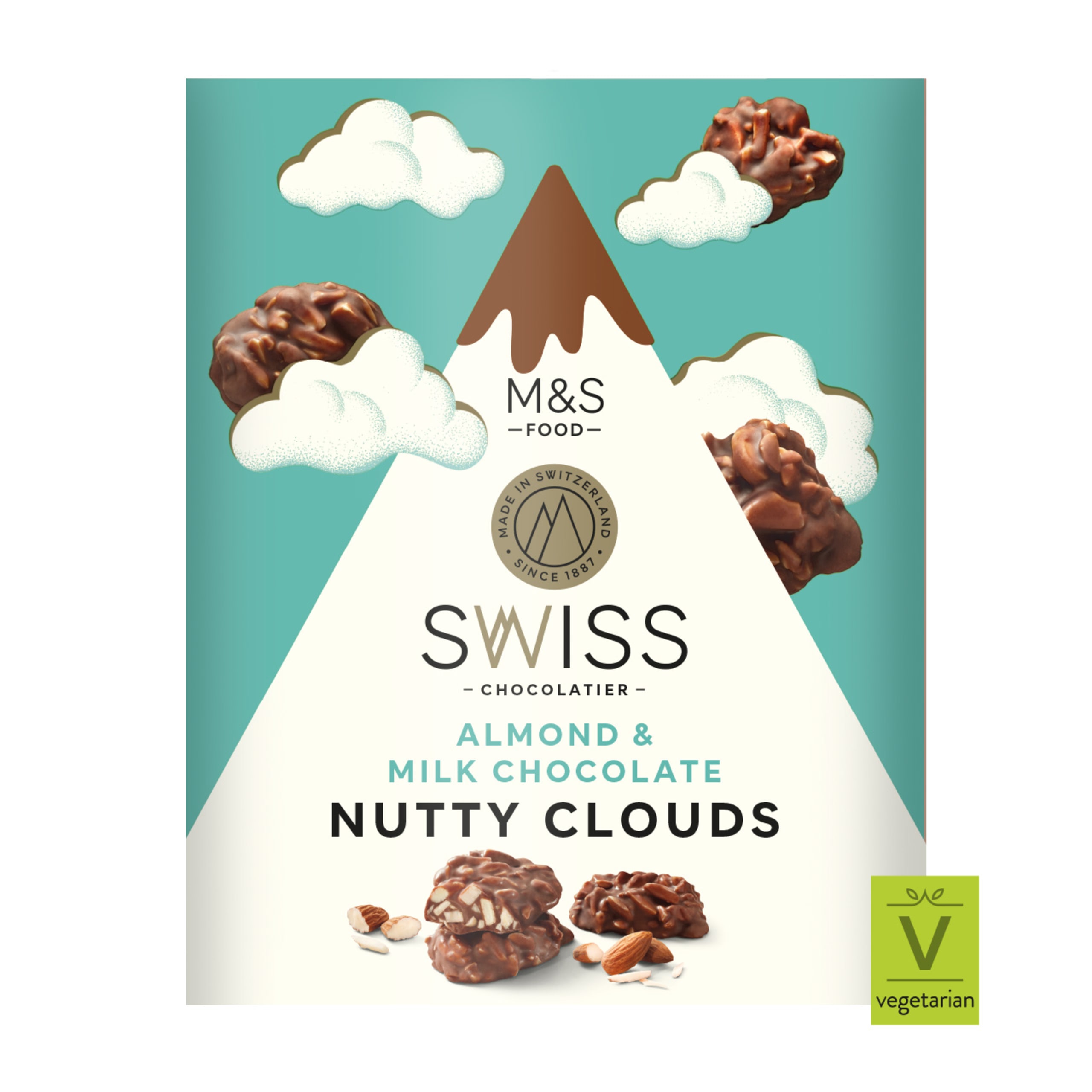 Swiss Almond and Milk Chocolate Nutty Clouds 1 of 2