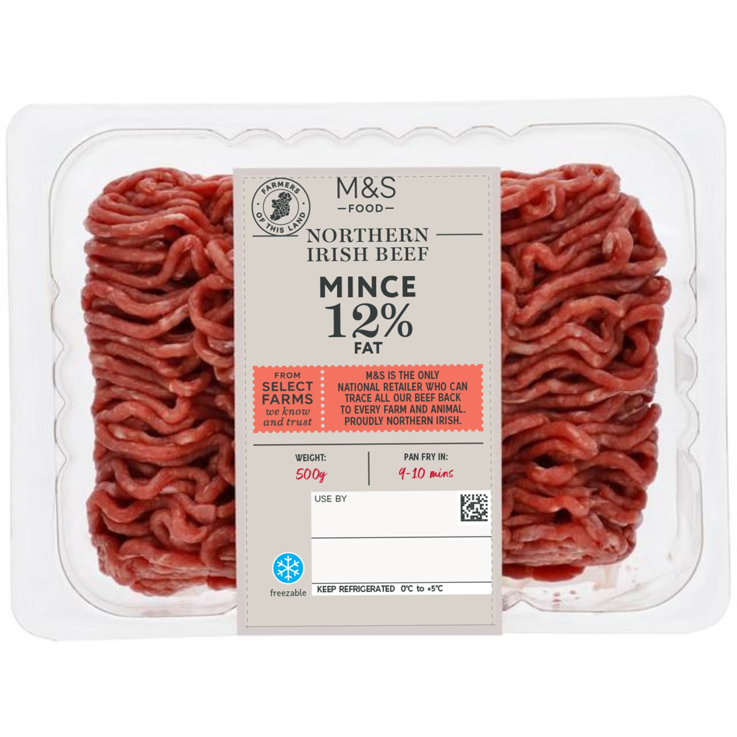 Northern Irish Beef Mince 12% 1 of 1