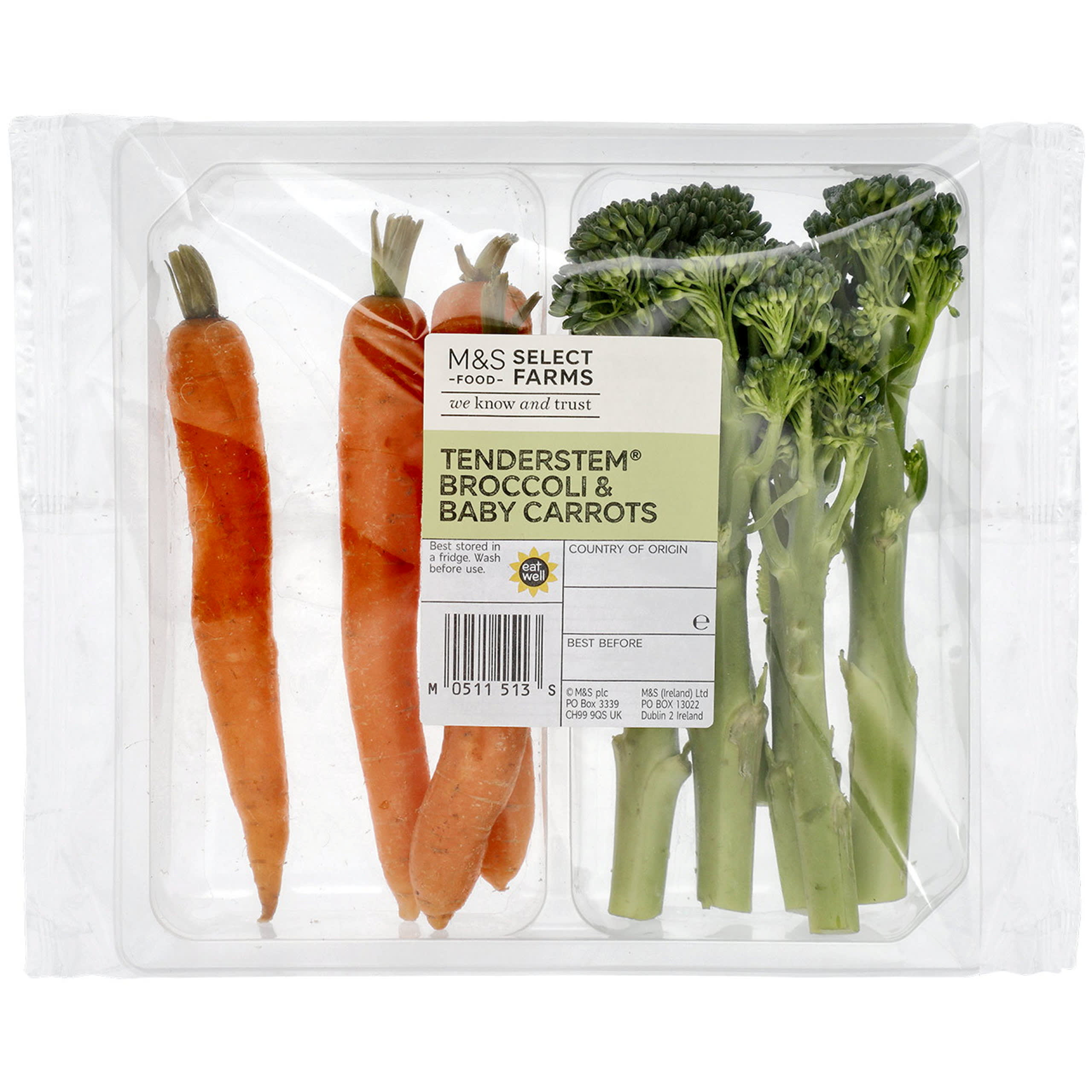 Tenderstem Broccoli and Baby Carrots 1 of 1