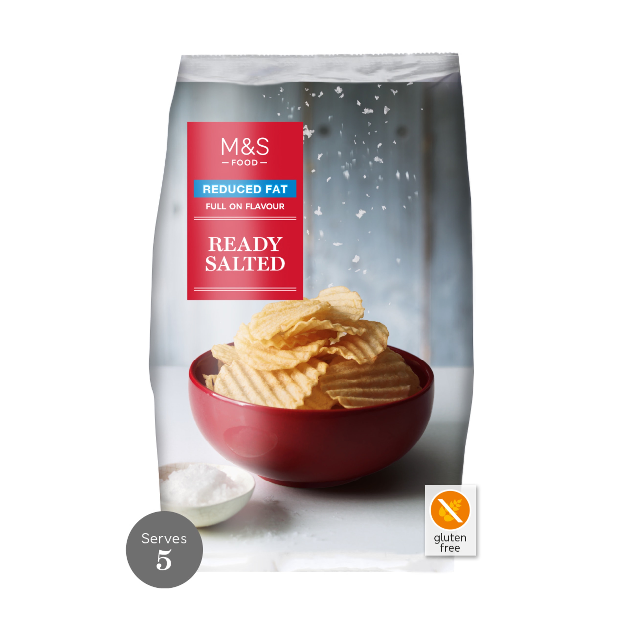 Reduced Fat Full On Flavour Ready Salted Crisps 1 of 1