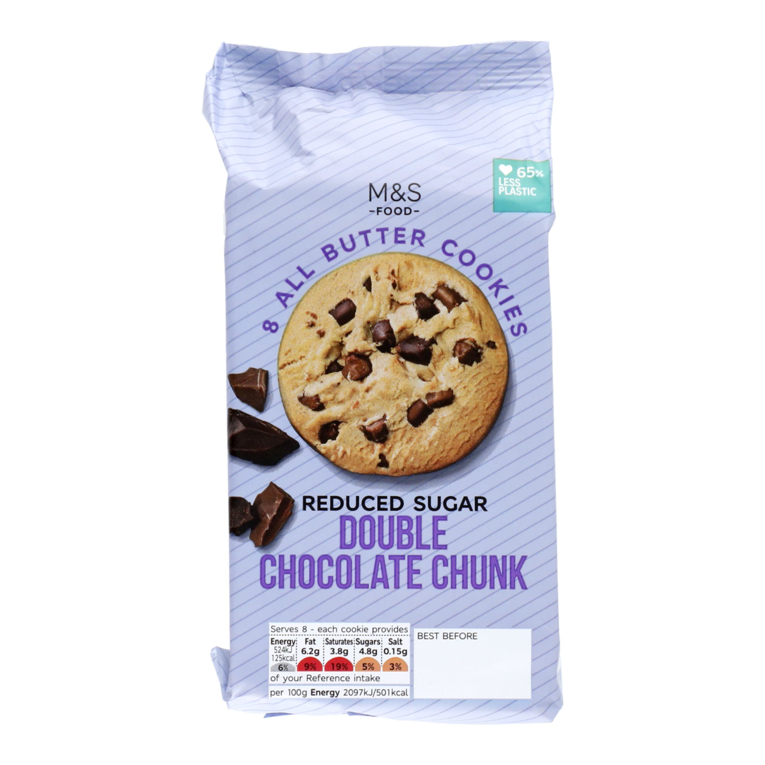 All Butter Reduced Sugar Double Chocolate Chunk Cookies 1 of 1