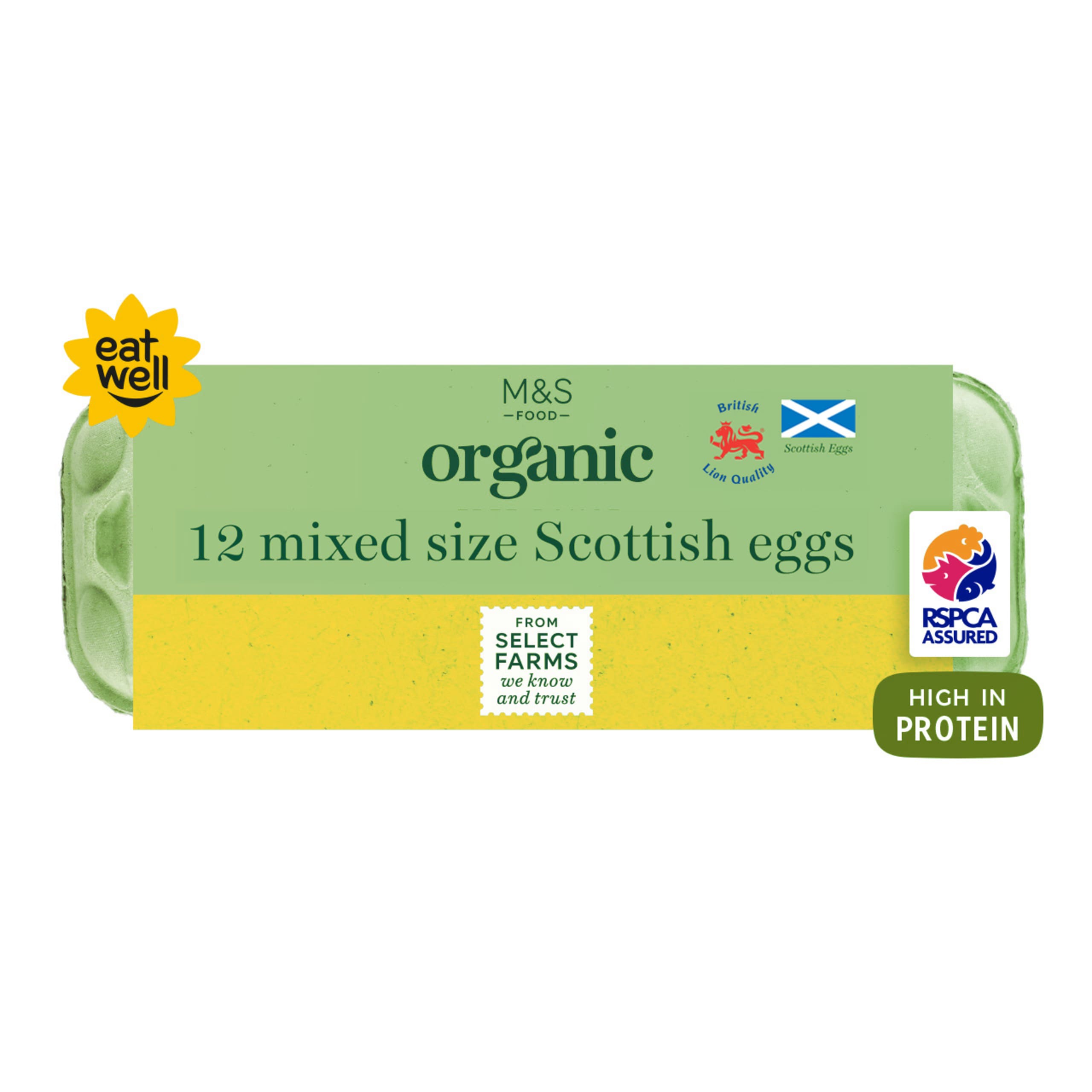 Organic Scottish Mixed Size Free Range Eggs 1 of 1