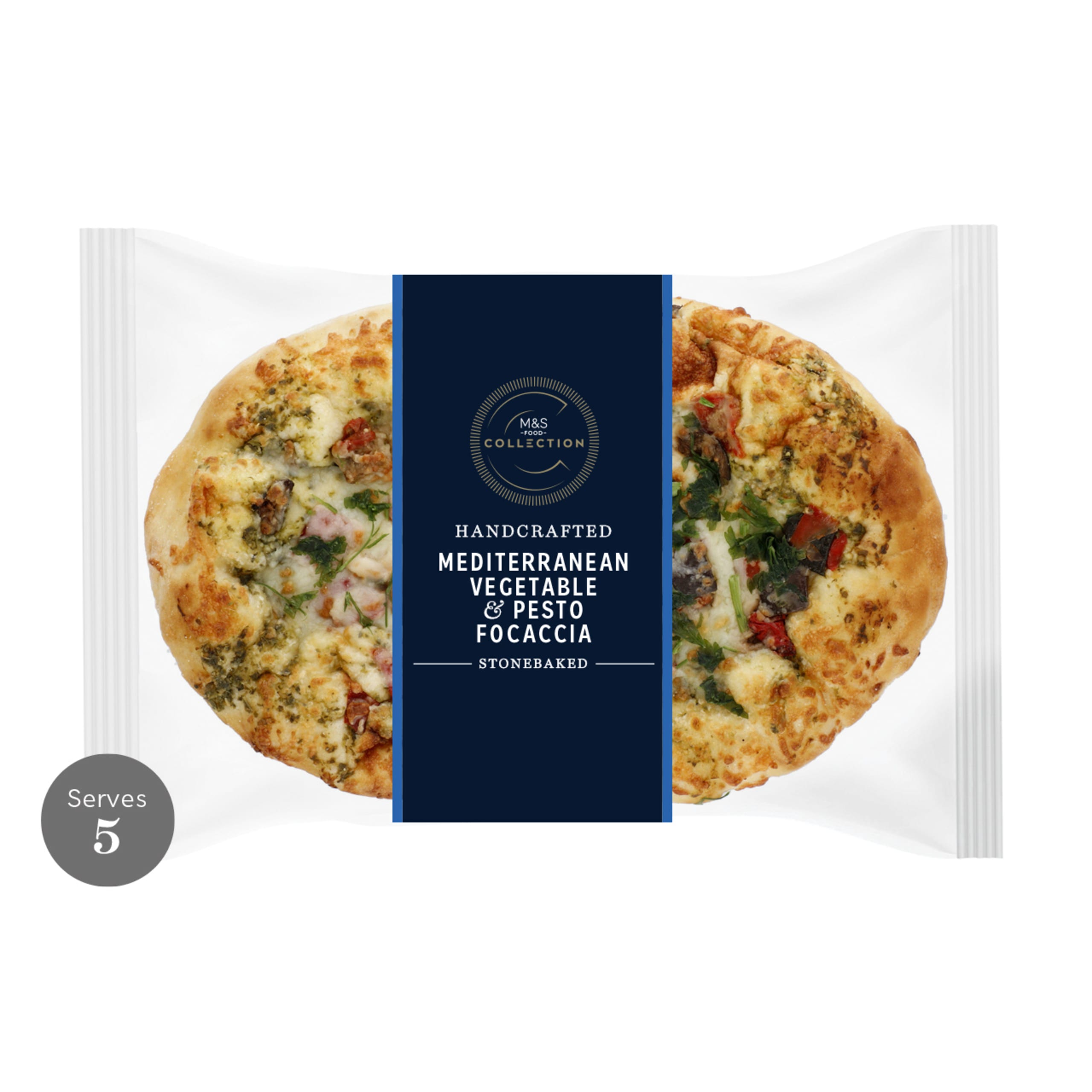 Handcrafted Mediterranean Vegetable and Pesto Focaccia 1 of 1