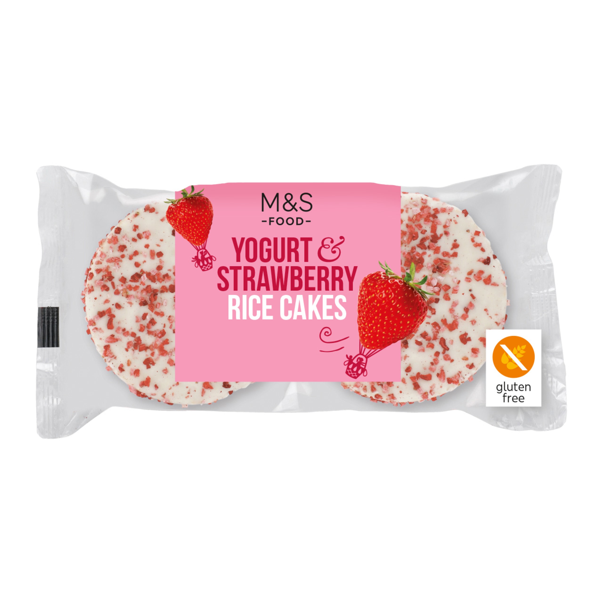 Yogurt & Strawberry Rice Cakes 1 of 2