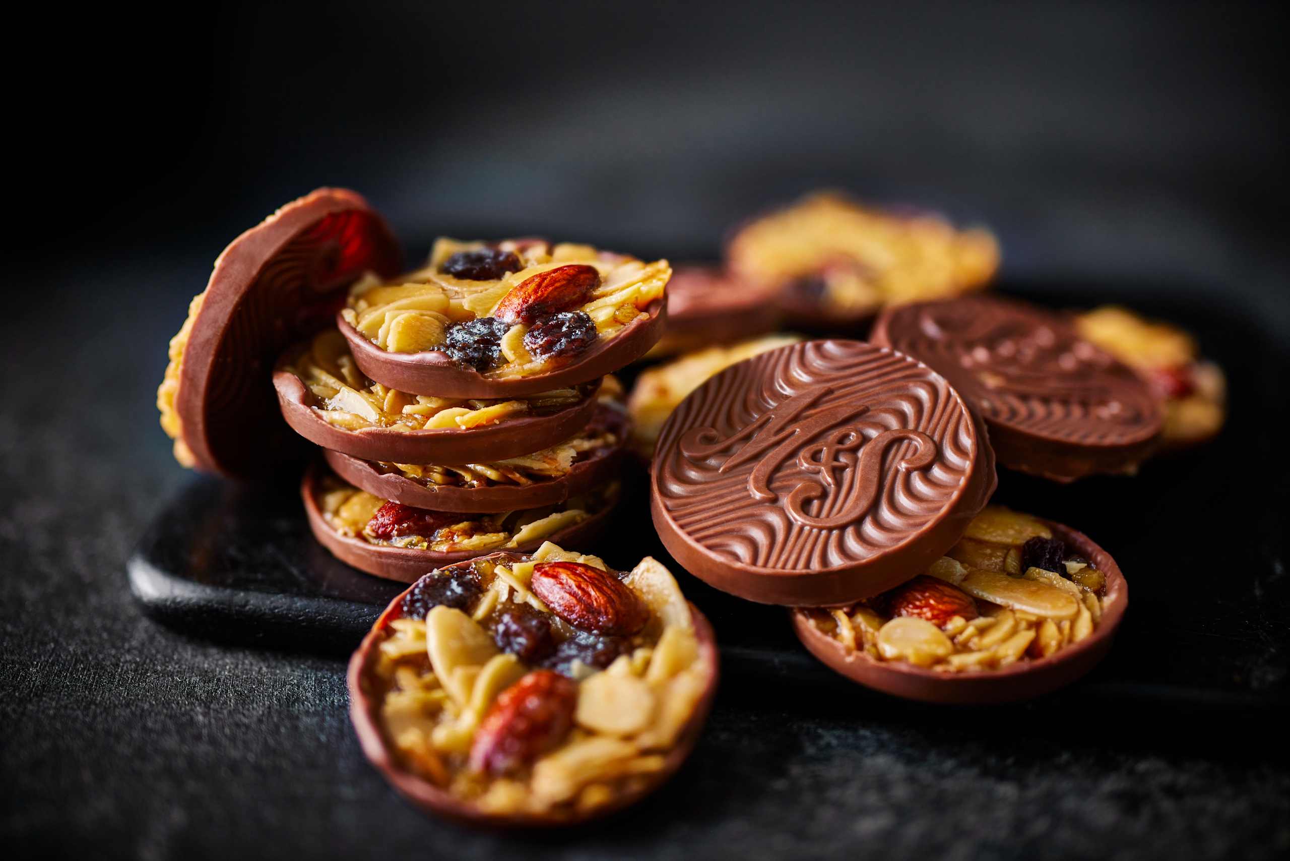 Collection Milk Chocolate and Salted Caramel Florentines 2 of 2