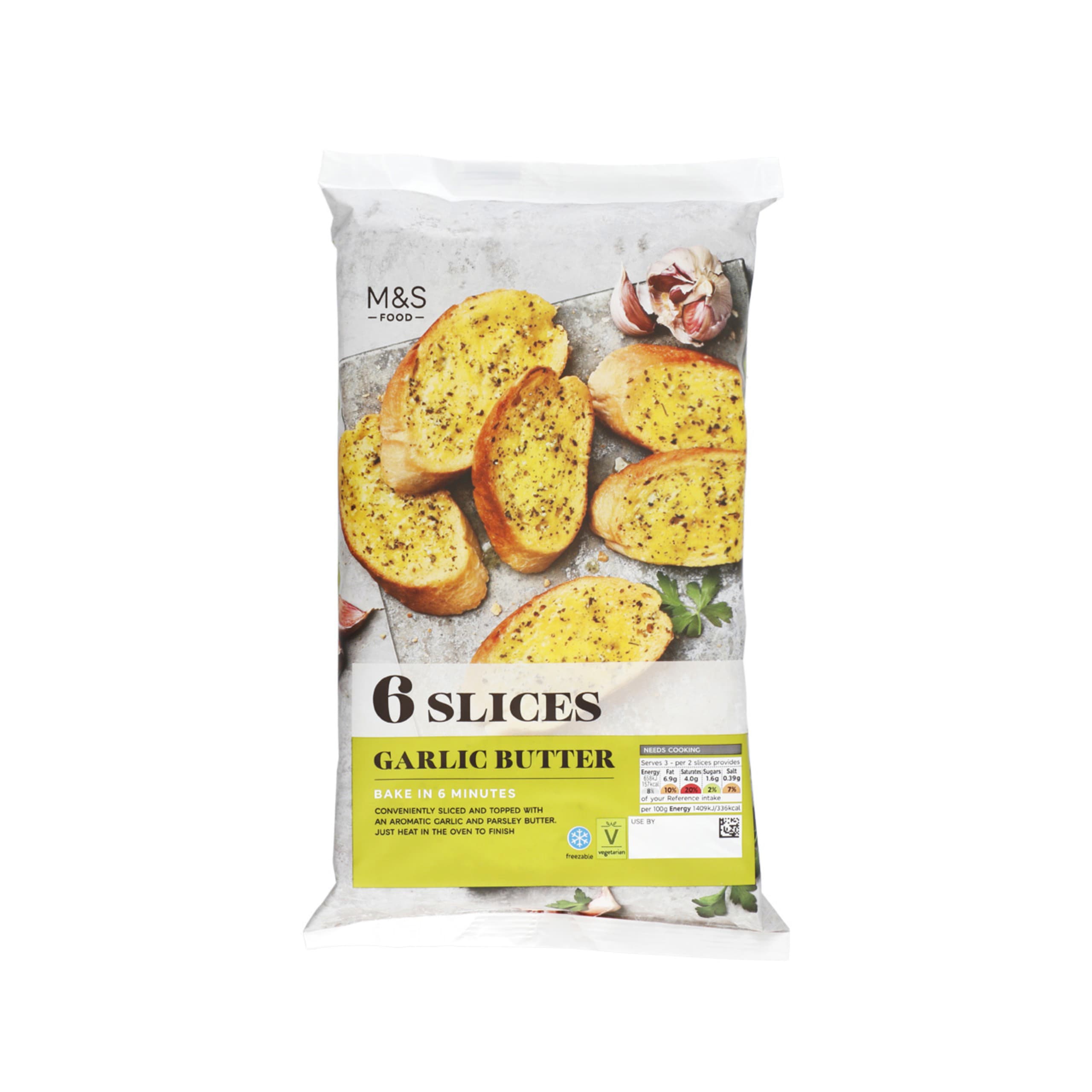 6 Garlic Butter Bread Slices 1 of 1
