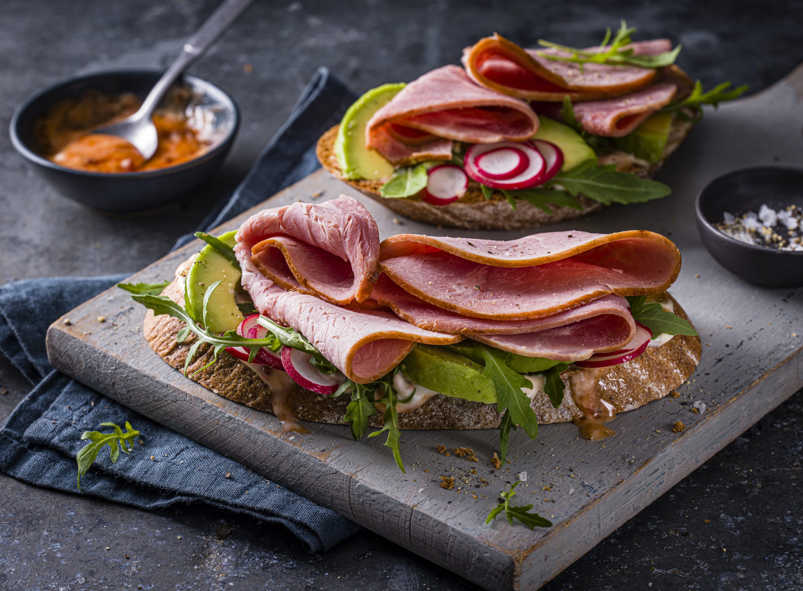 Outdoor Bred Dry Cured Roast Ham 2 of 2