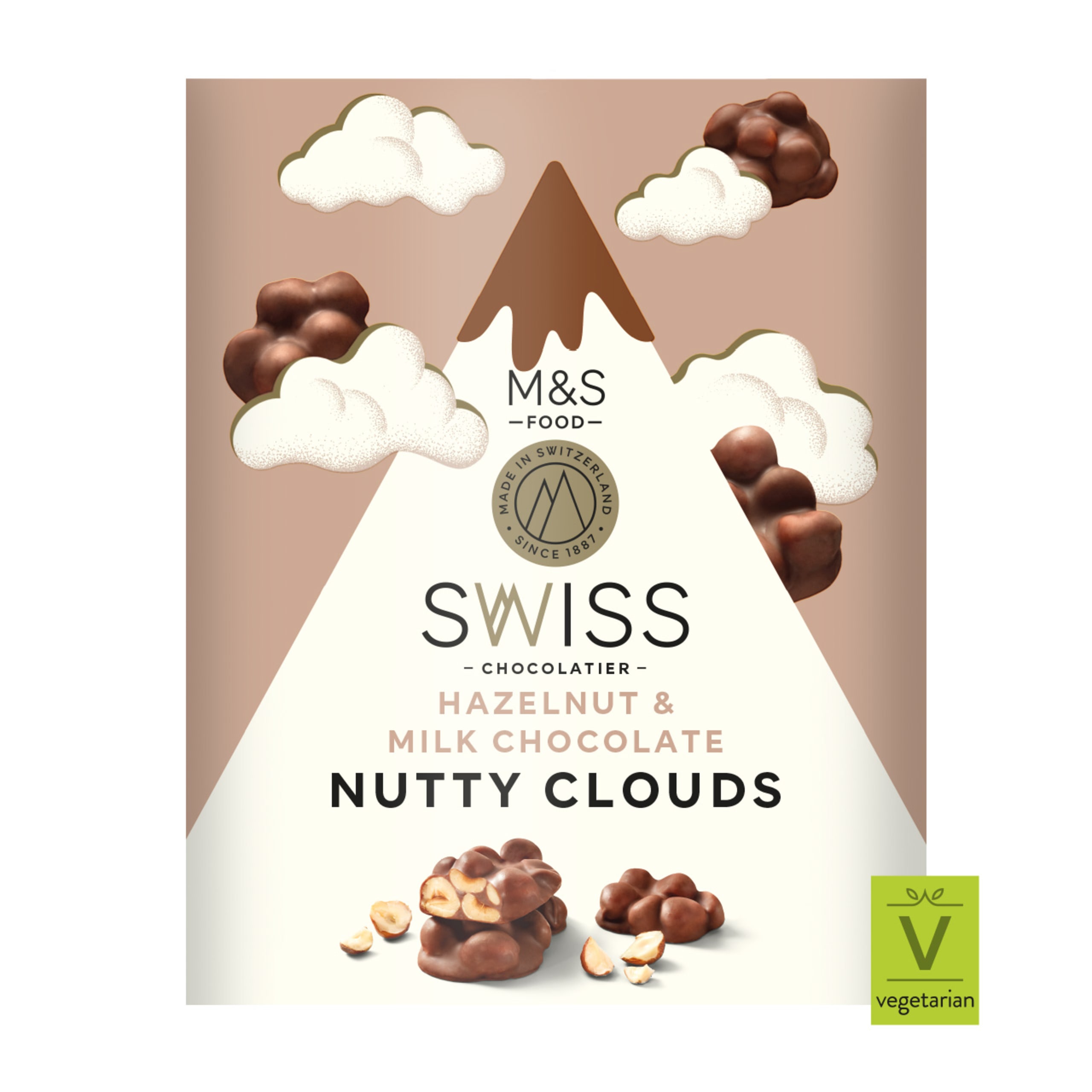 Hazlenut & Milk Chocolate Nutty Clouds 1 of 2