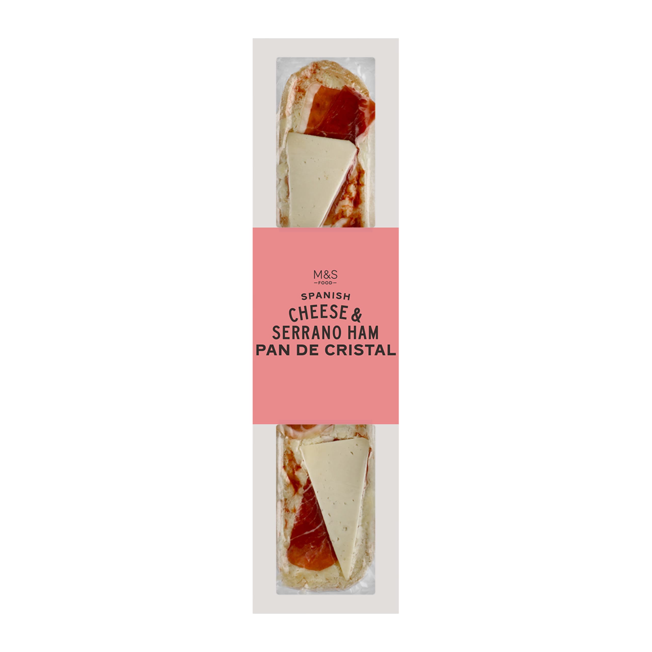 Spanish Serrano Ham & Smoked Cheese Pan De Cristal 1 of 1