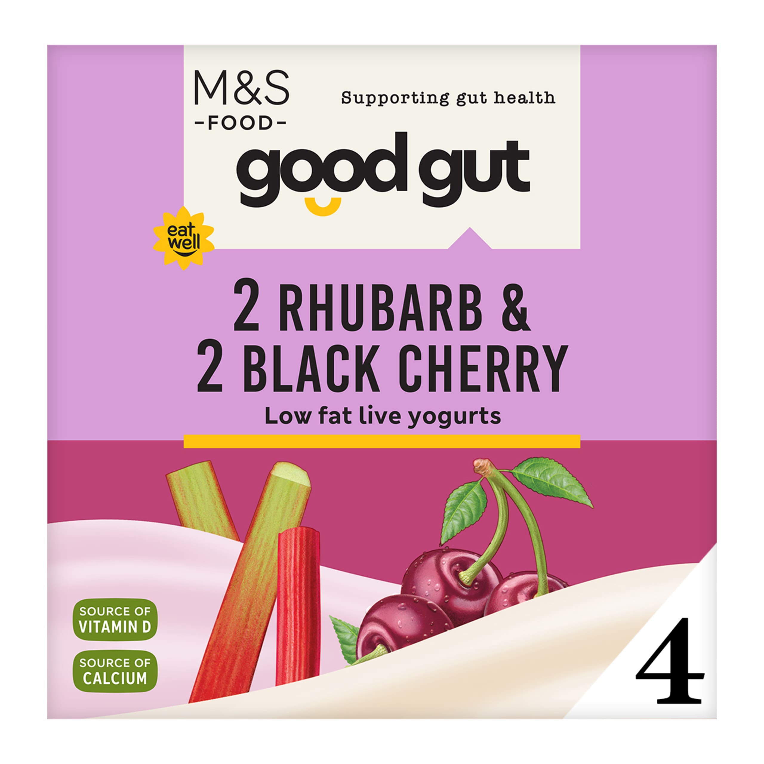 2 Rhubarb & 2 Black Cherry 1 of 1