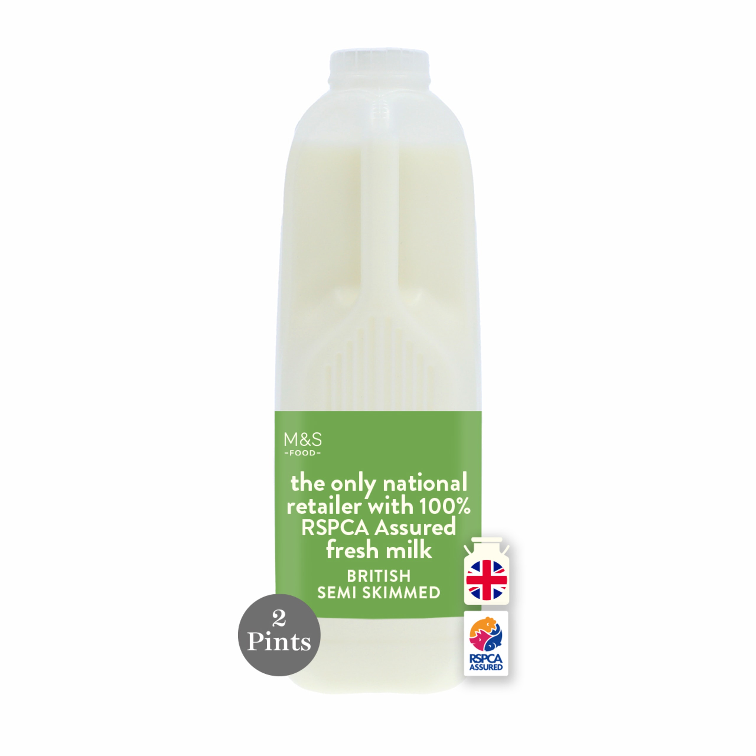 Semi-Skimmed Milk 2 Pints 1 of 1