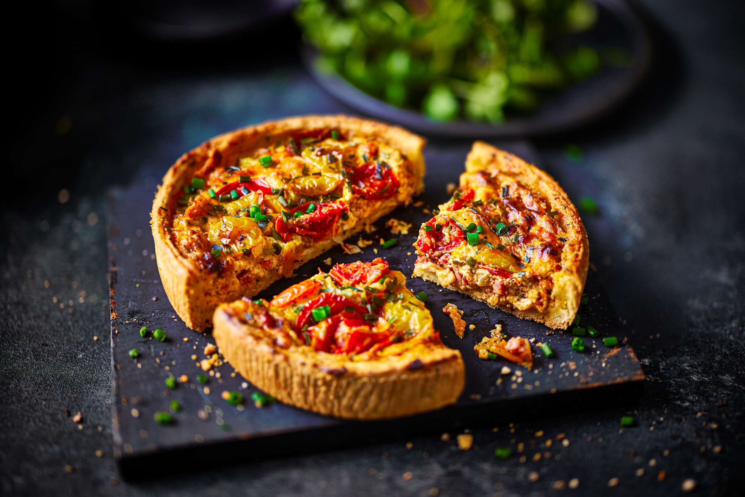 Collection Hand Finished Chorizo, Red Pepper and Cherry Tomato Tart 2 of 2