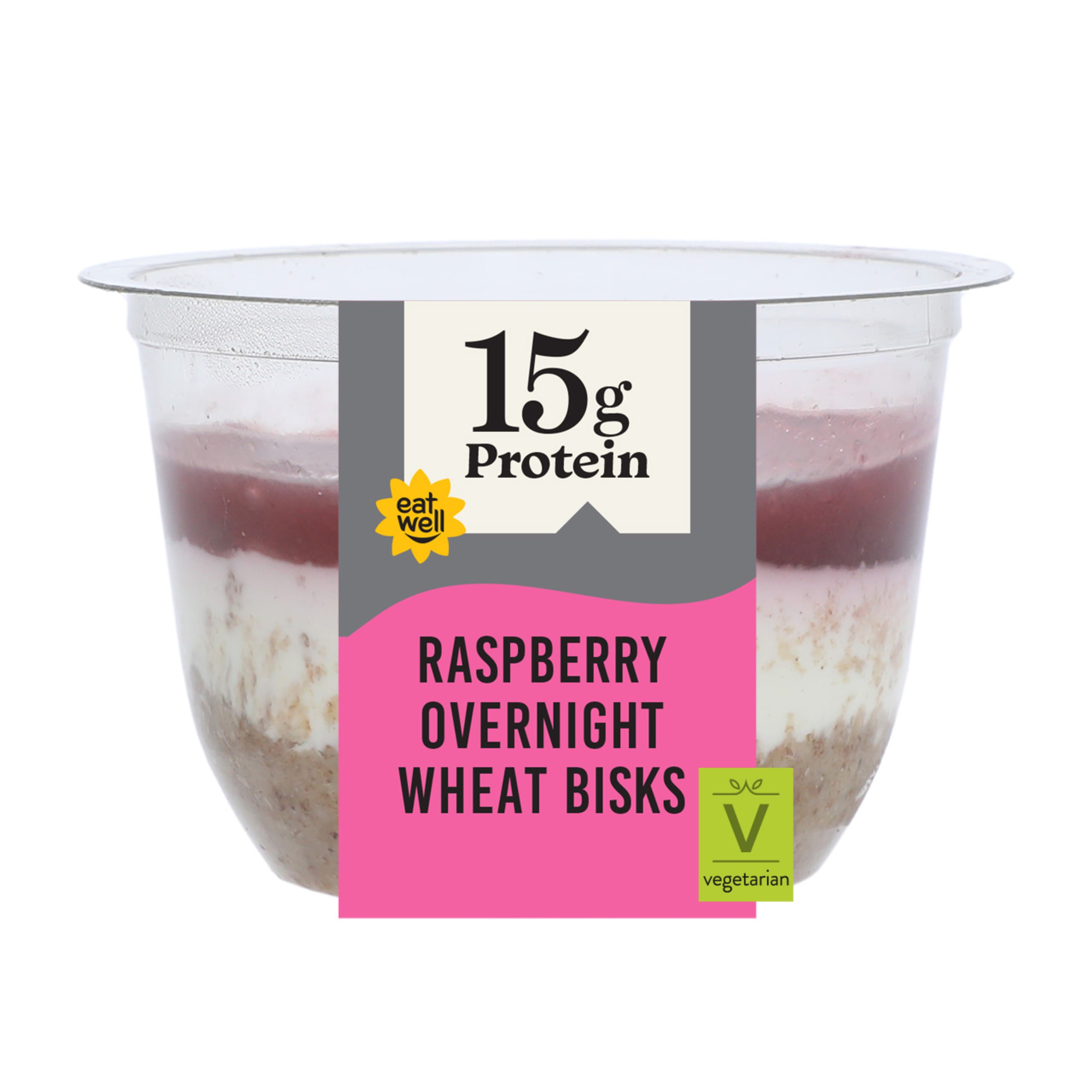 High Protein Raspberry Overnight Wheat Bisks 1 of 2