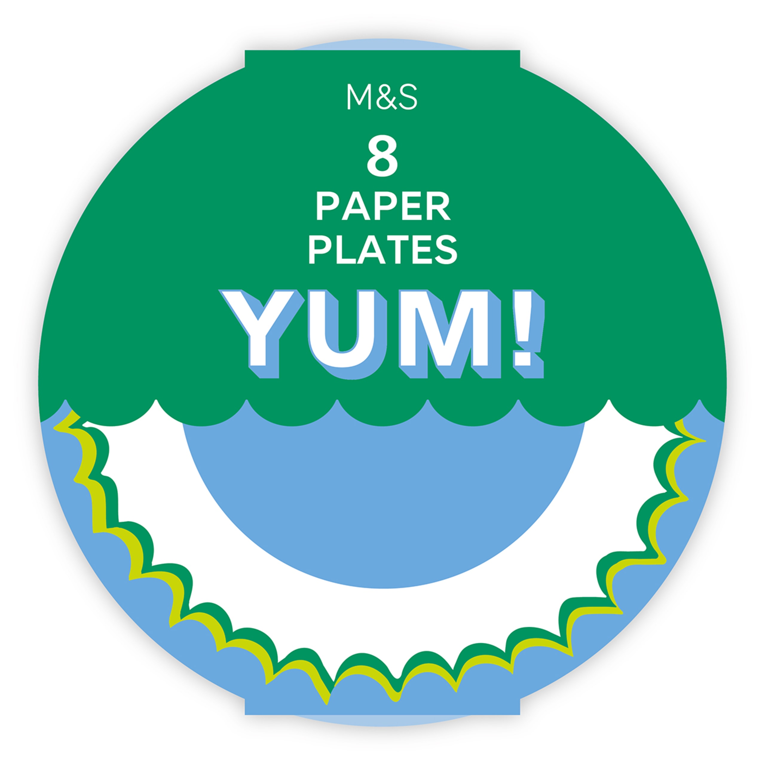 Blue Paper Party Plates 1 of 1