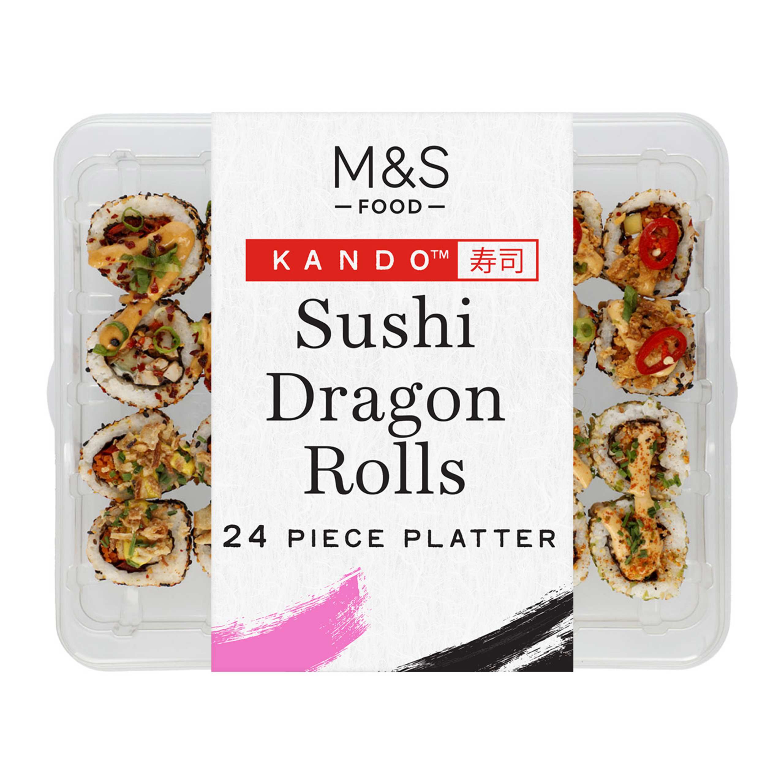 Dragon Roll Sushi Platter (24 Pieces)