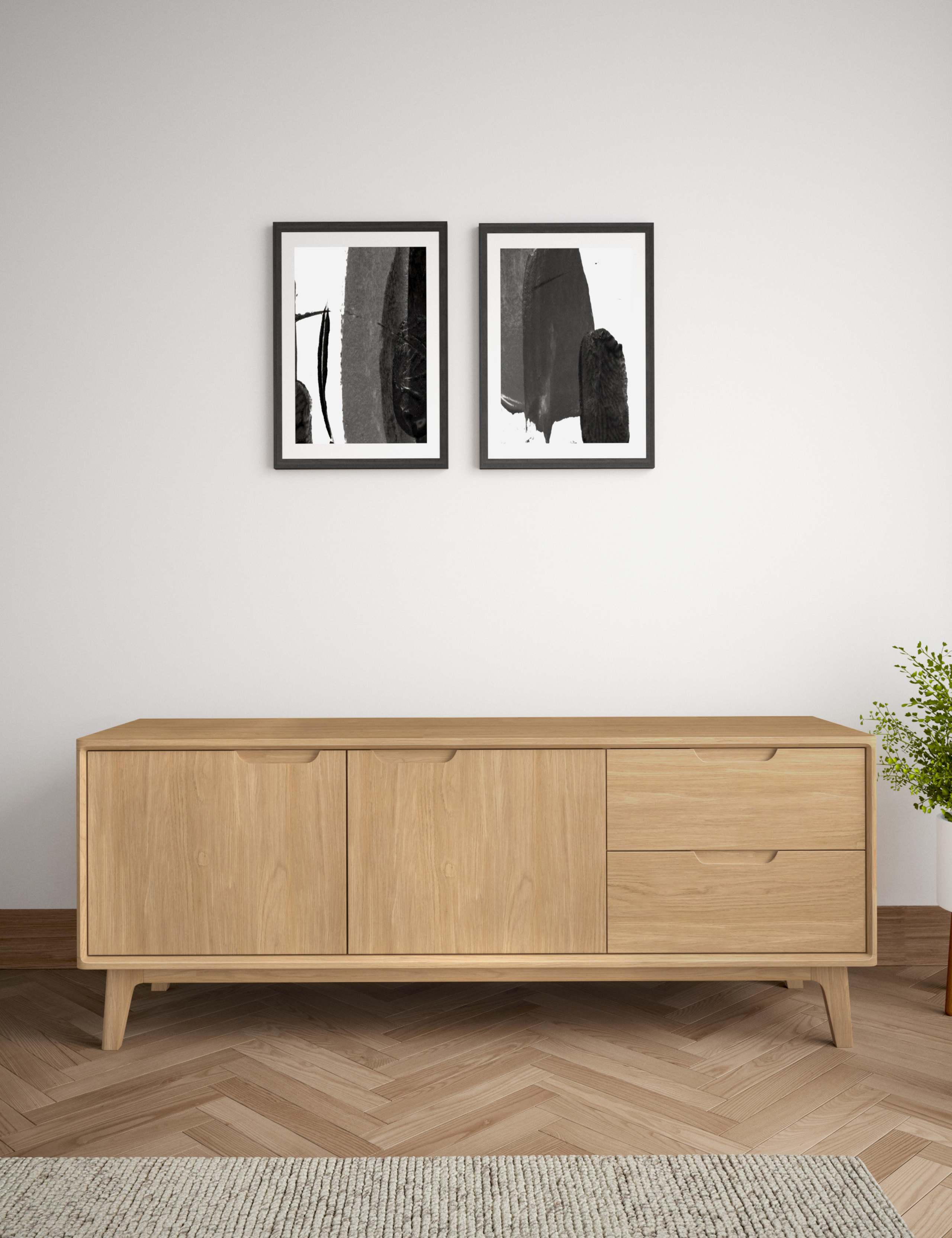 Nord Extra Large Low Sideboard