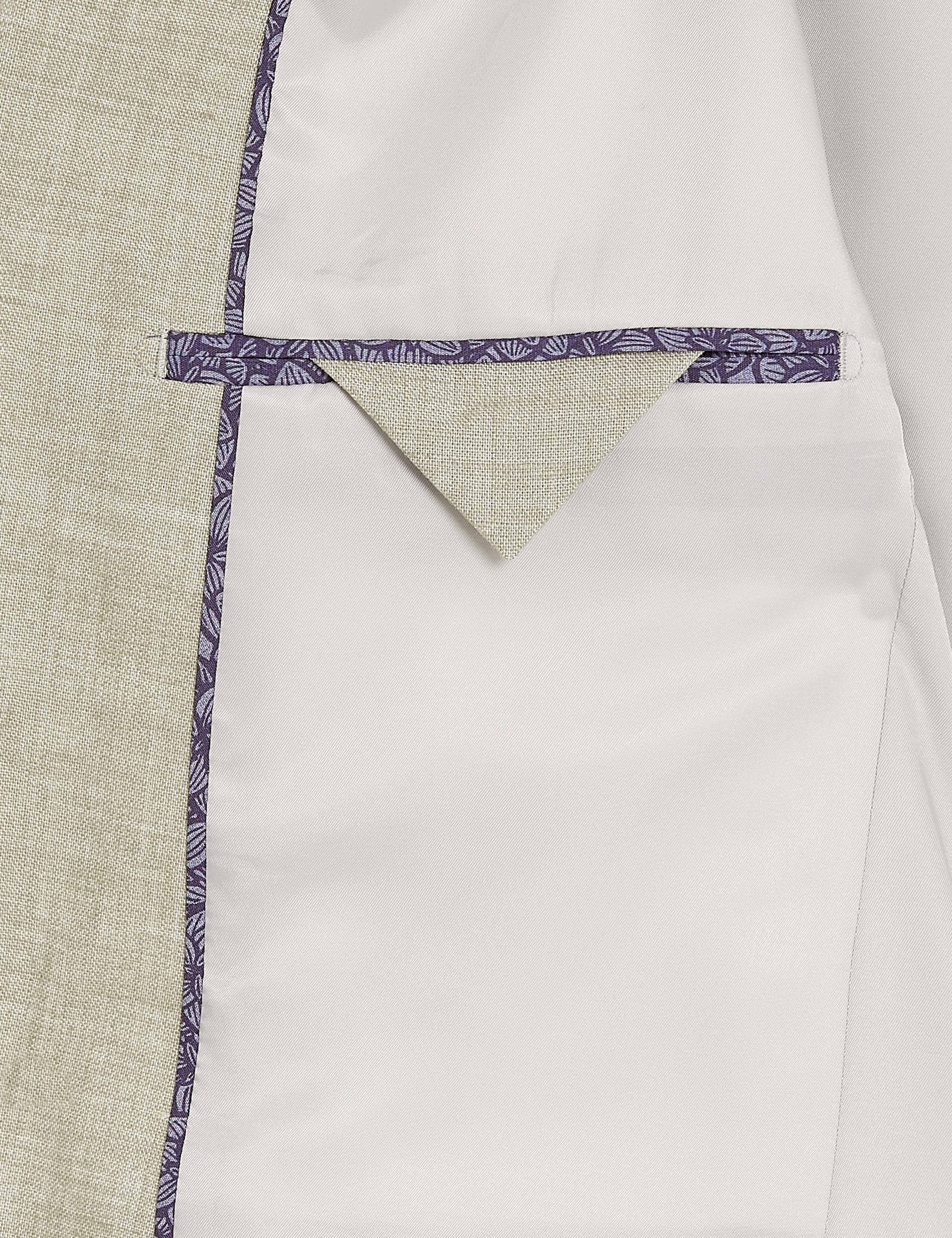 Tailored Fit Italian Linen Miracle™ 3 Piece Suit 5 of 8