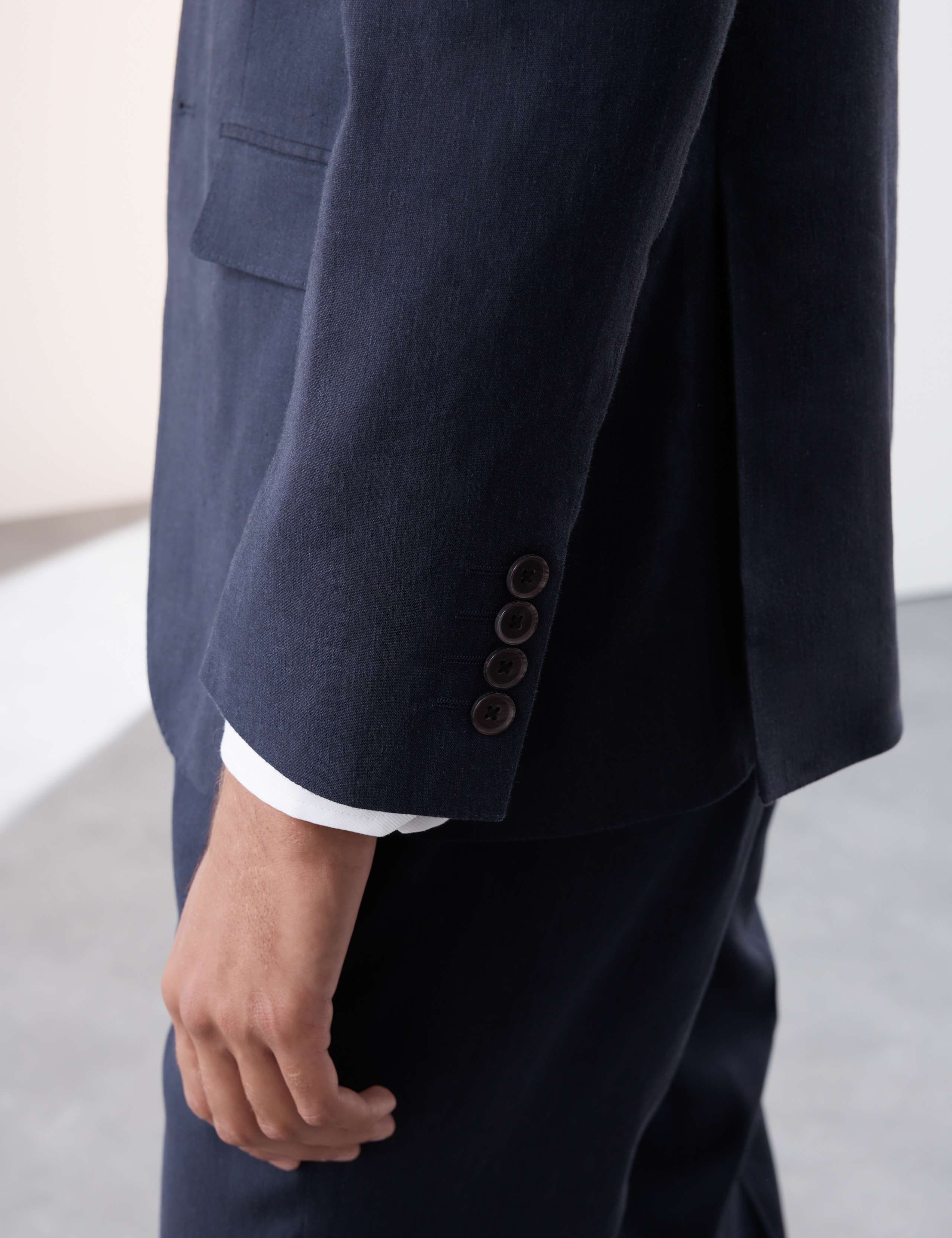 Tailored Fit Italian Performance Linen Blend Suit 6 of 6