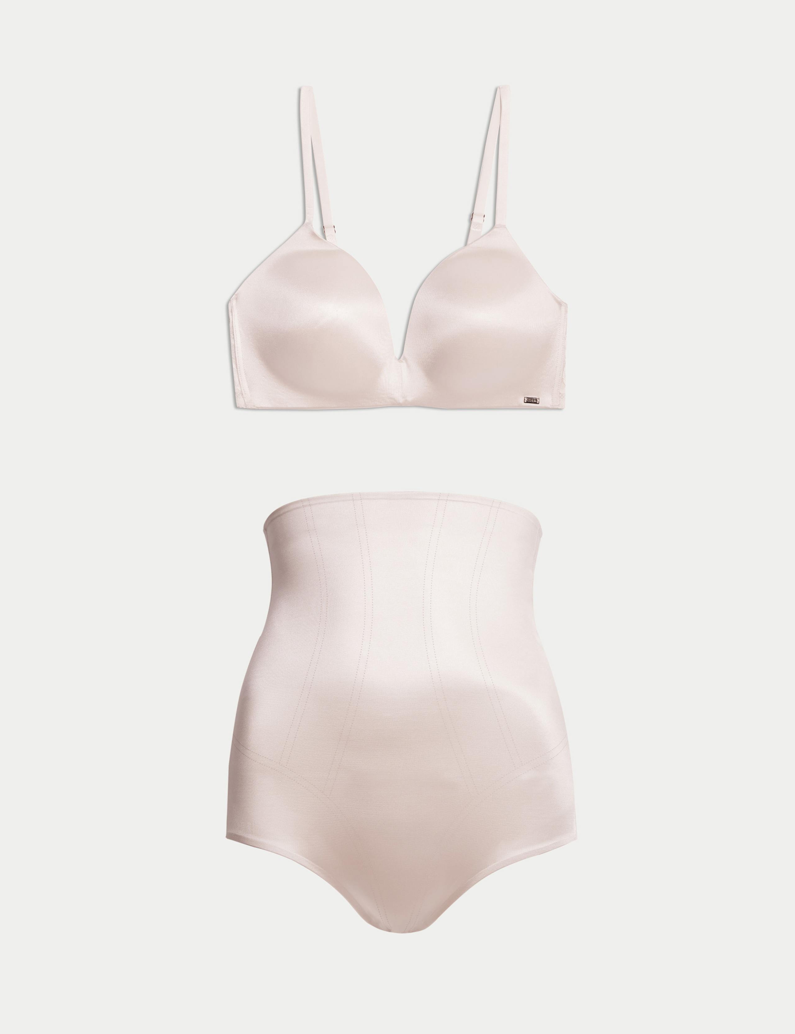 ContourWear Non Wired Plunge Bra Set A-E 1 of 6