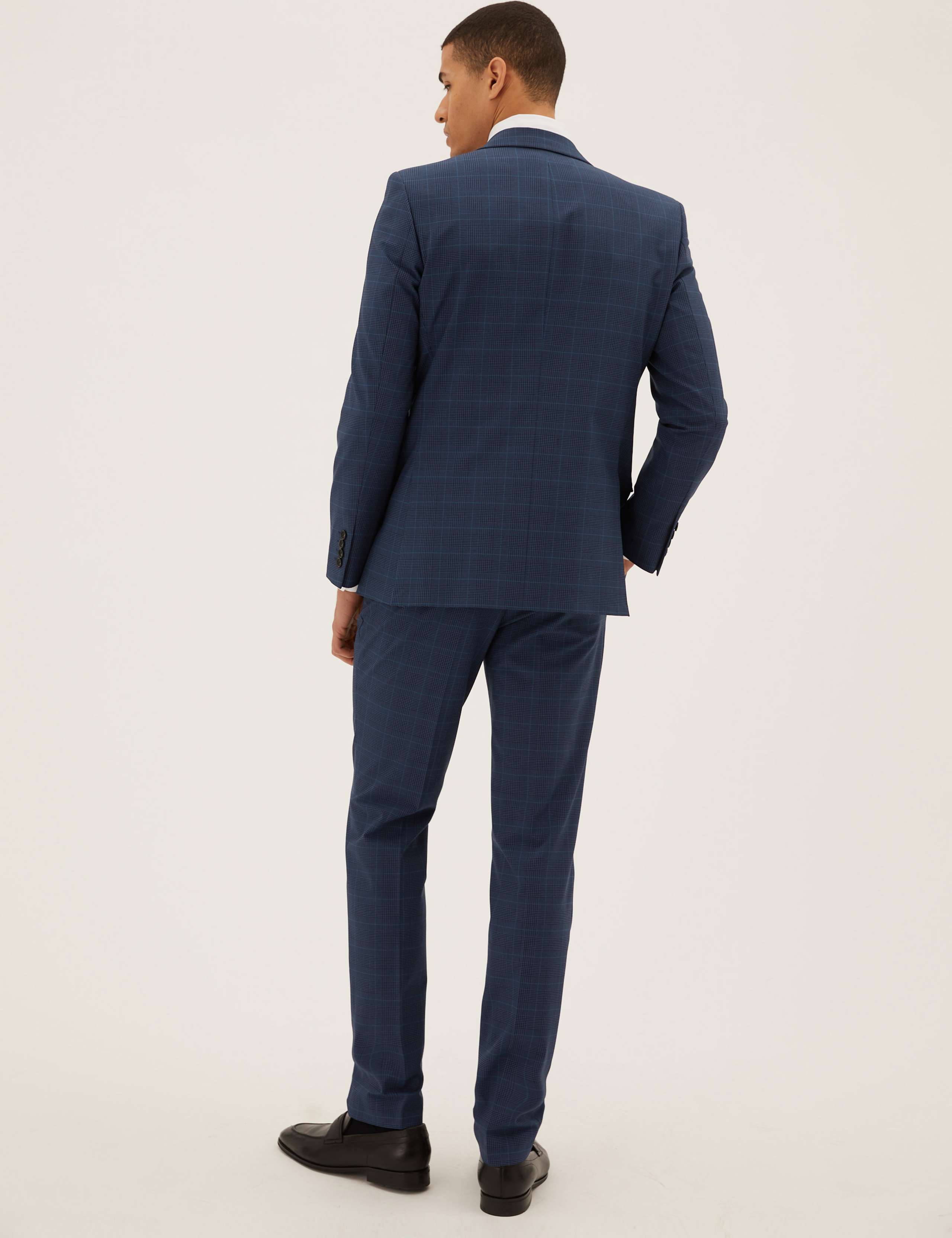 Slim Fit Checked Suit 2 of 7