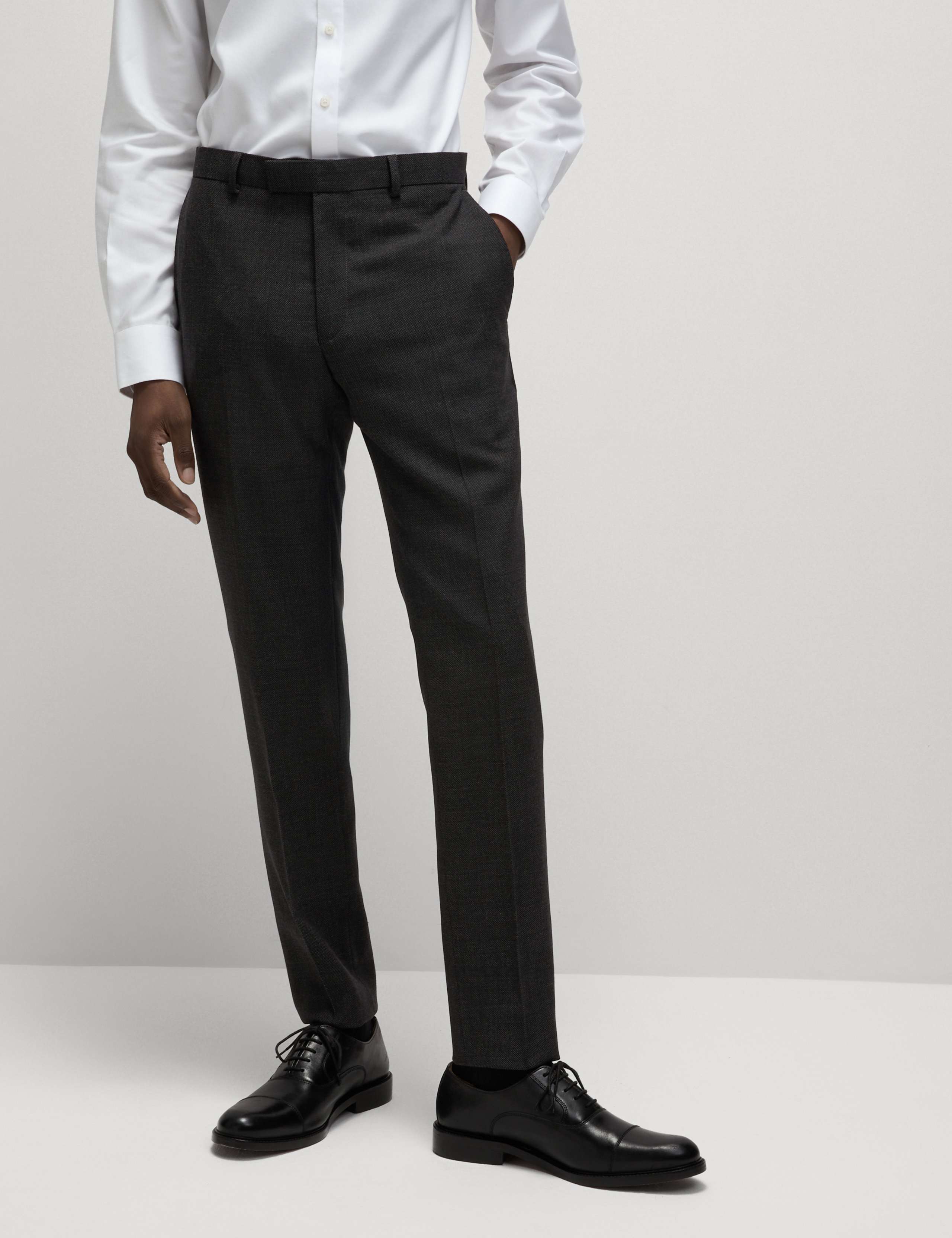 Slim Fit Pure Wool Textured Suit 5 of 6