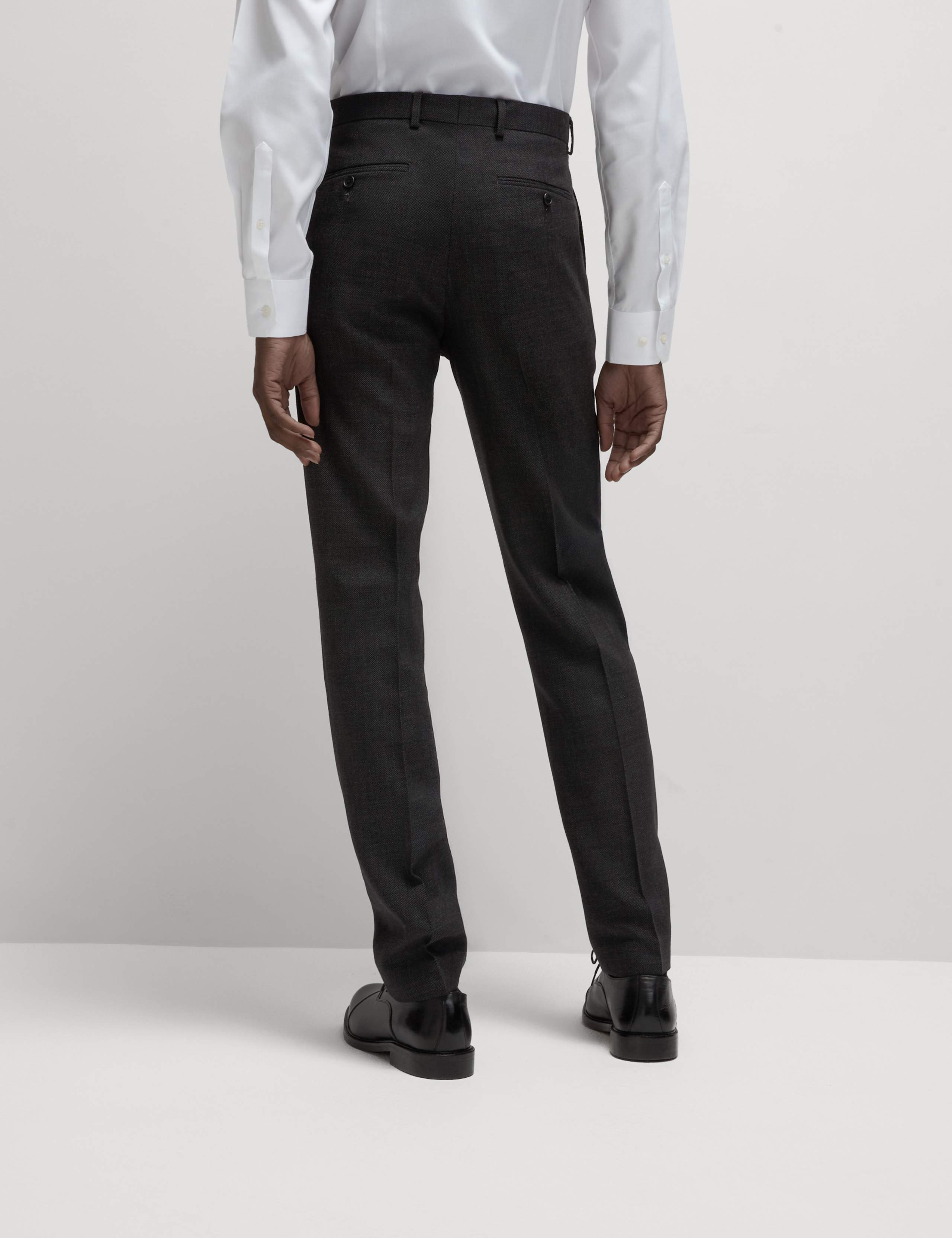 Slim Fit Pure Wool Textured Suit 6 of 6