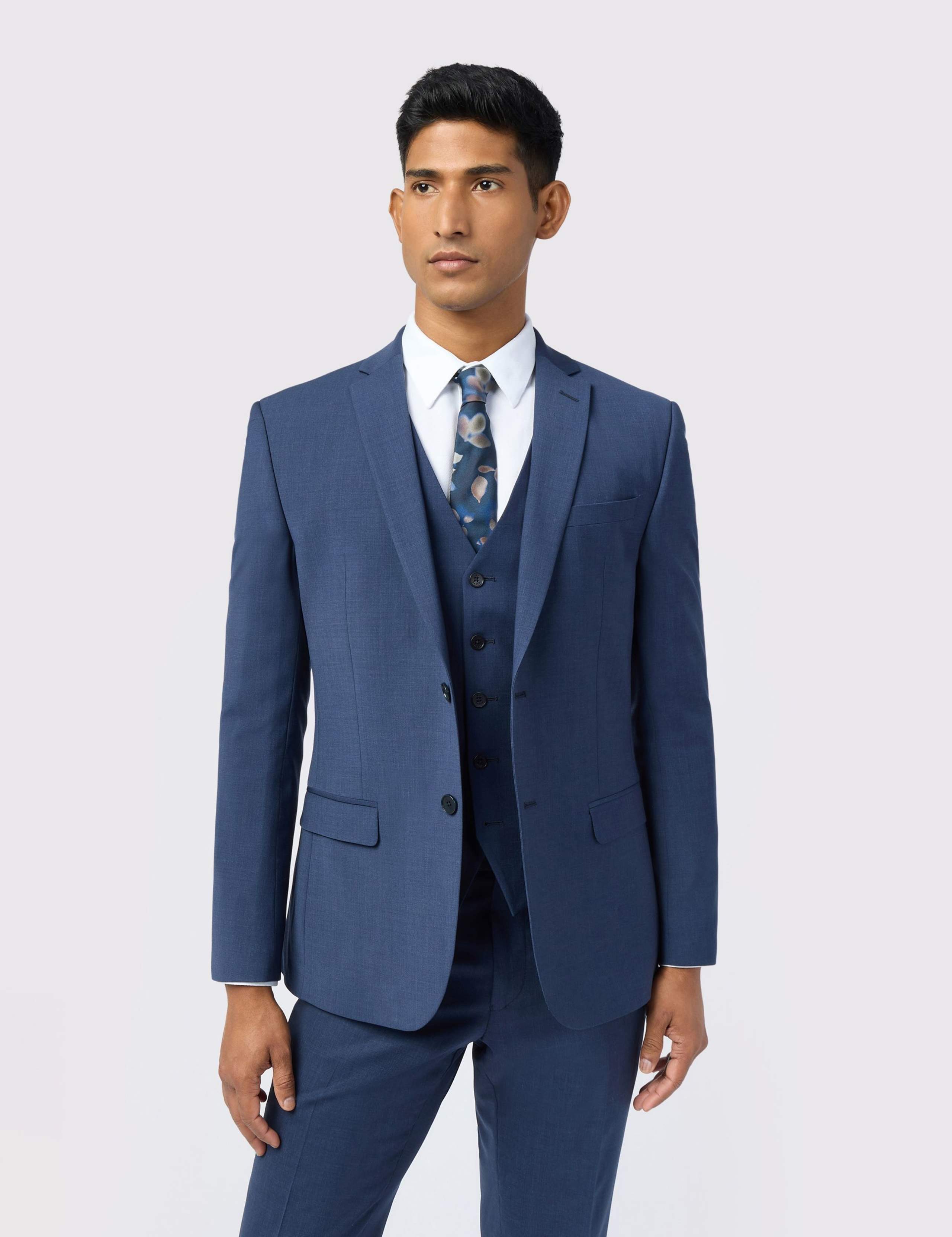 Slim Fit Wool Rich Suit 1 of 7