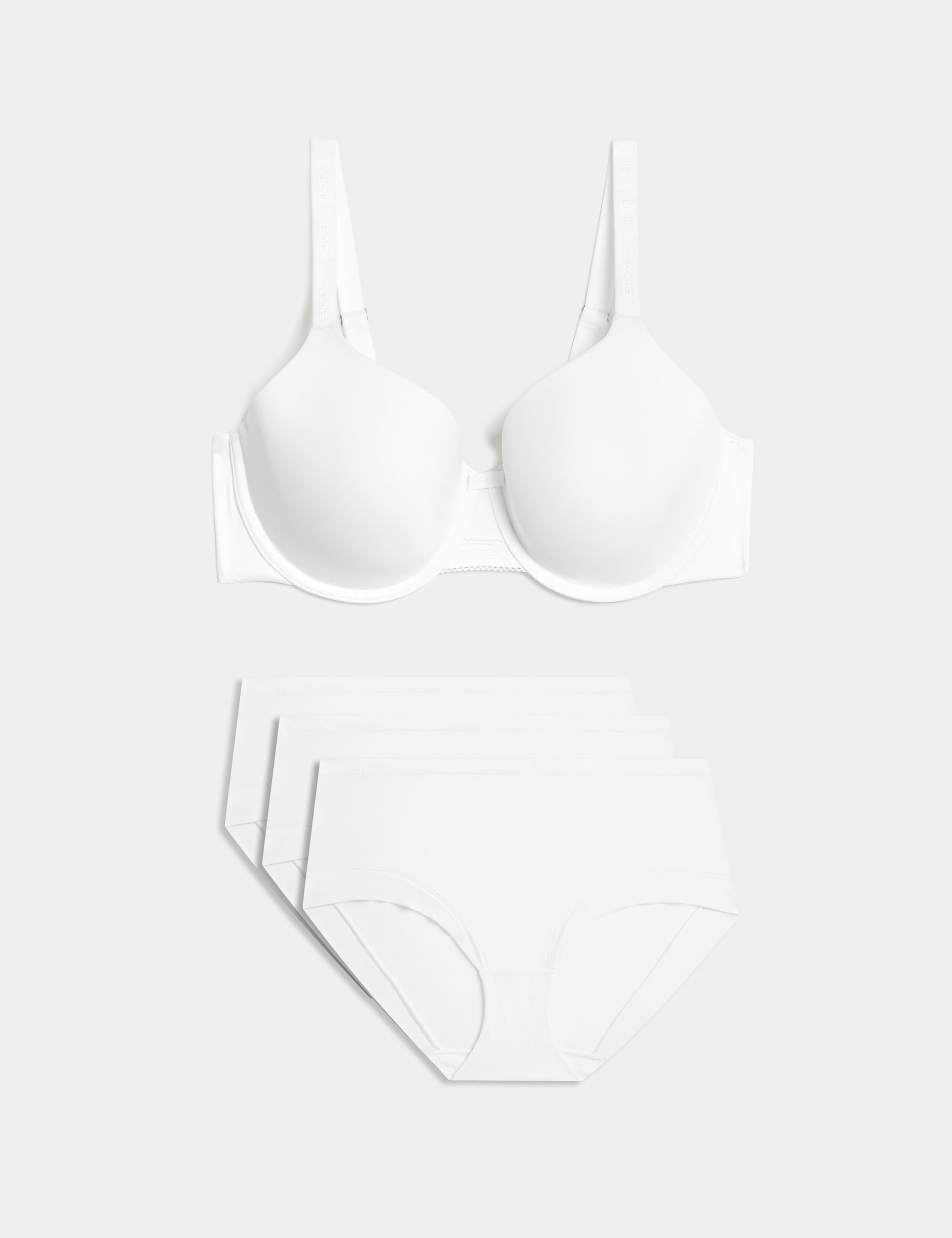 Flexifit™ Wired Full-Cup T-Shirt Bra Set A-E 1 of 6