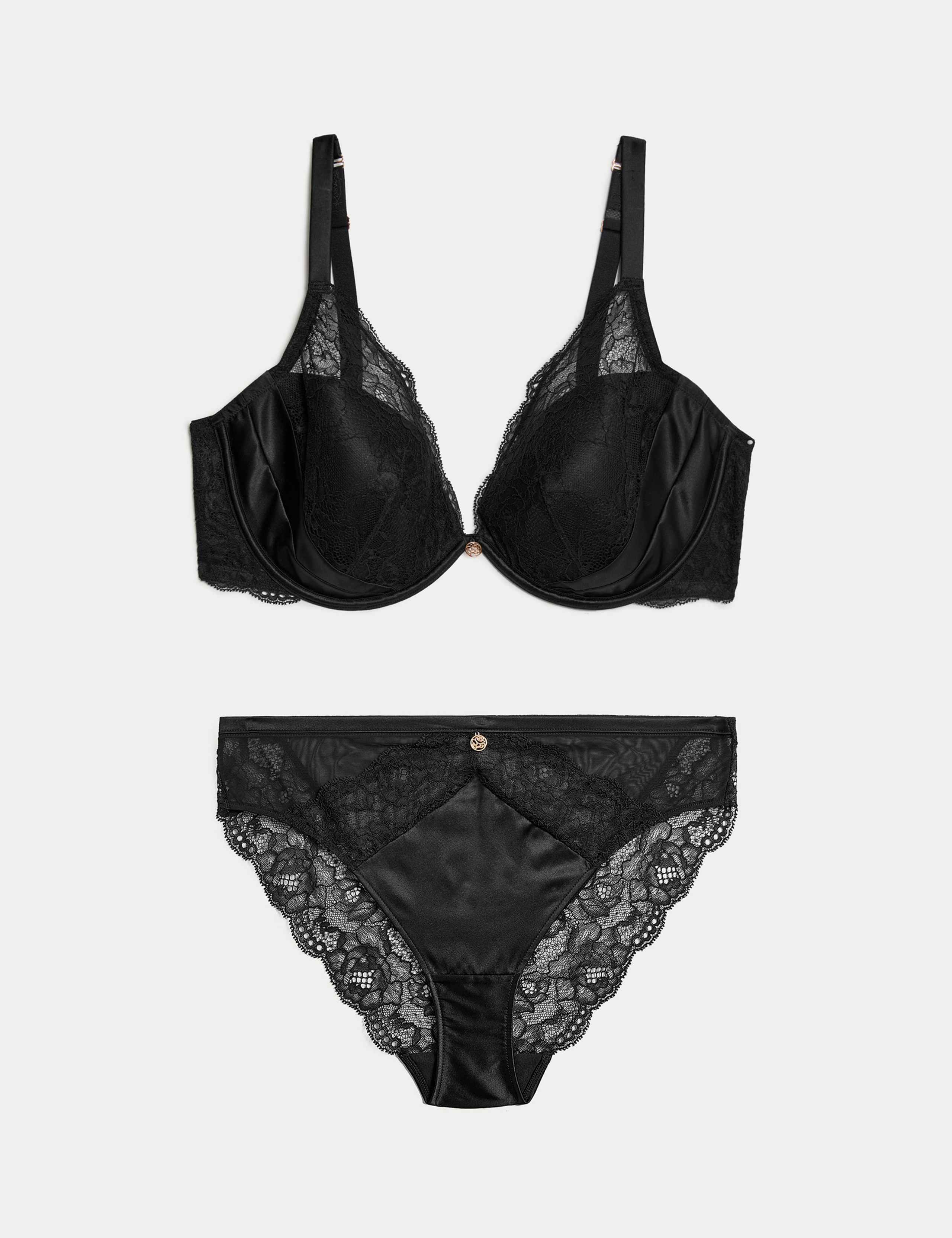 Silk Beau Wired Plunge Bra Set F-H 1 of 6