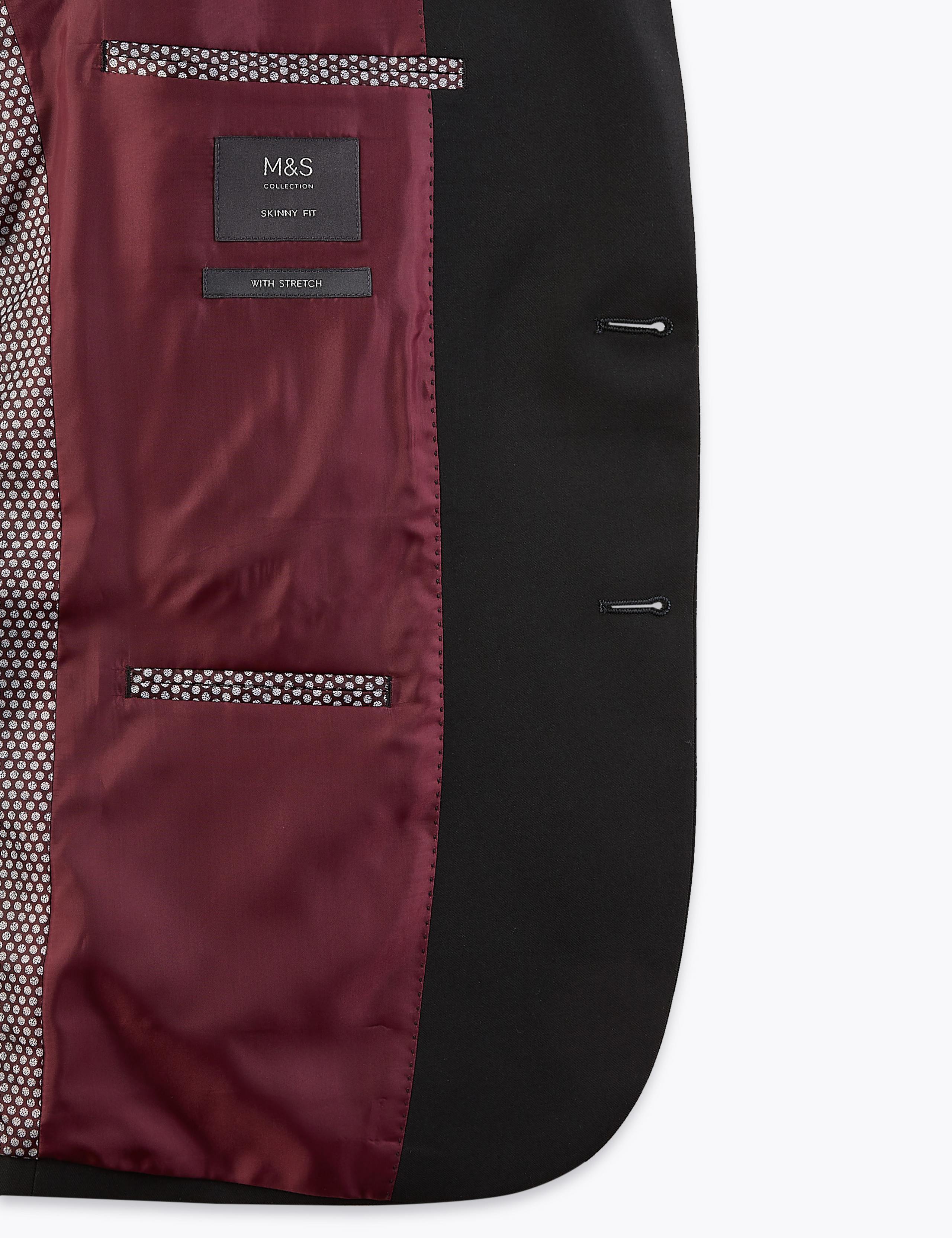 Black Skinny Fit Suit 6 of 8