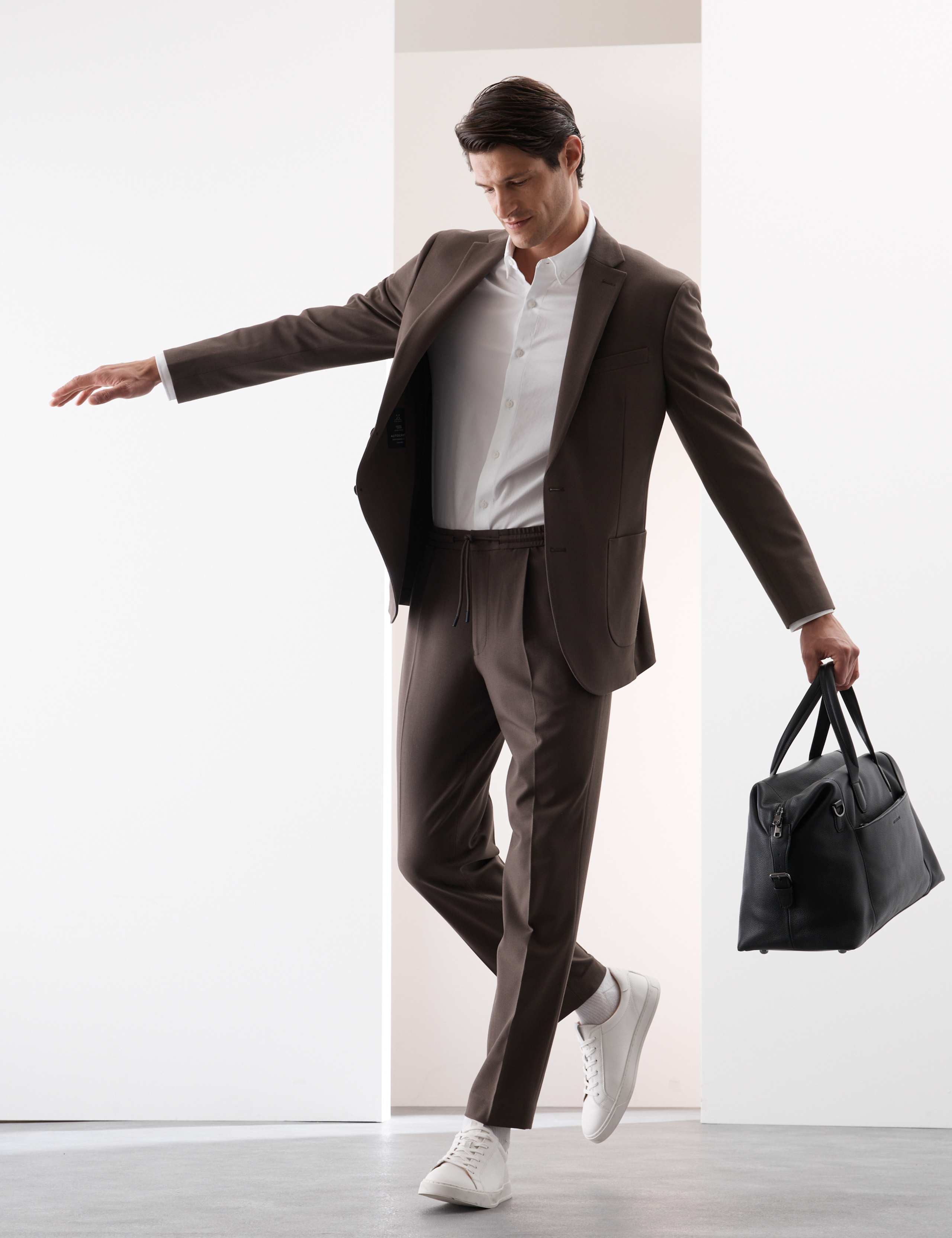 Tailored Fit Wool Blend Performance Suit 4 of 6