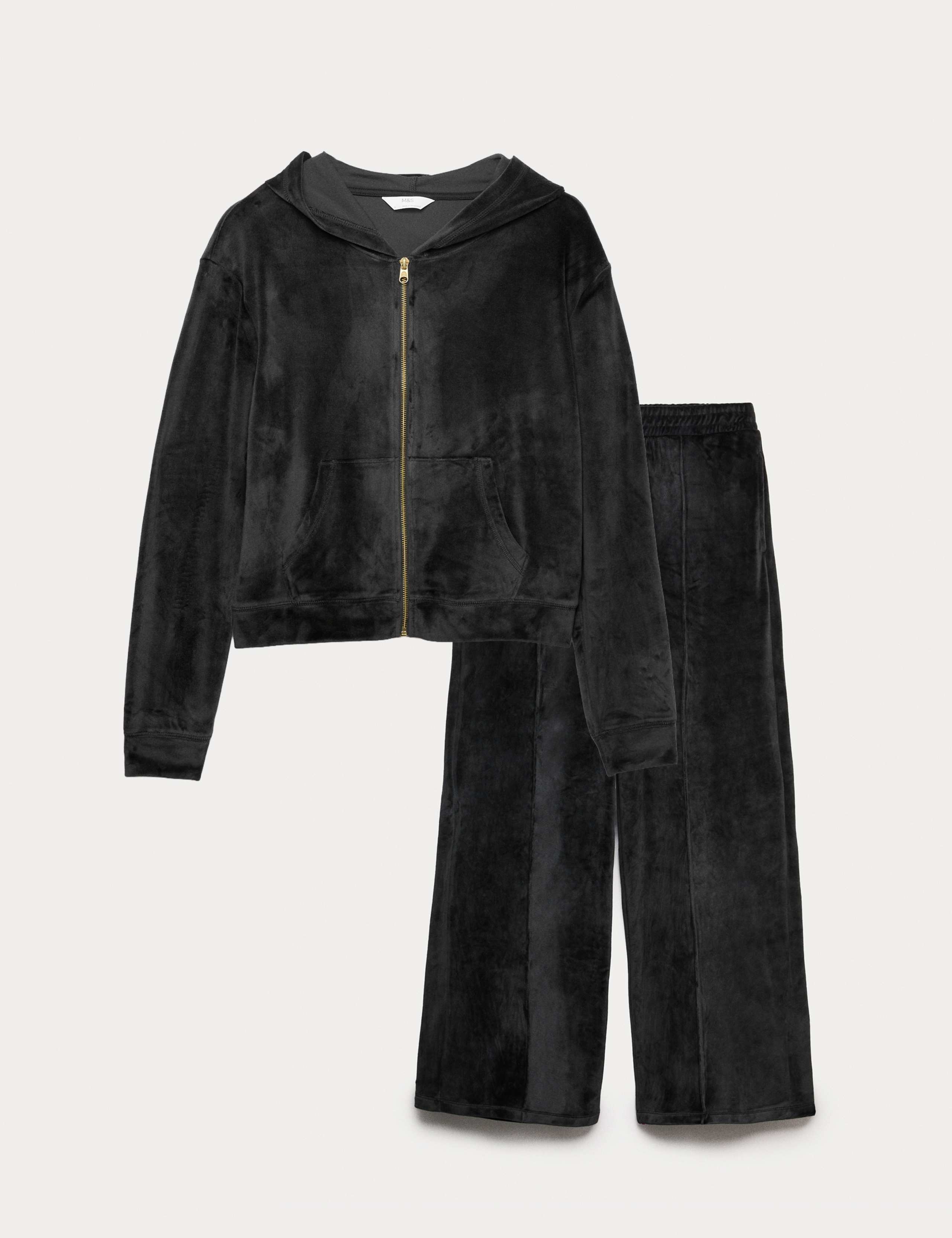 Velour Zip Lounge Hoodie Set 1 of 6