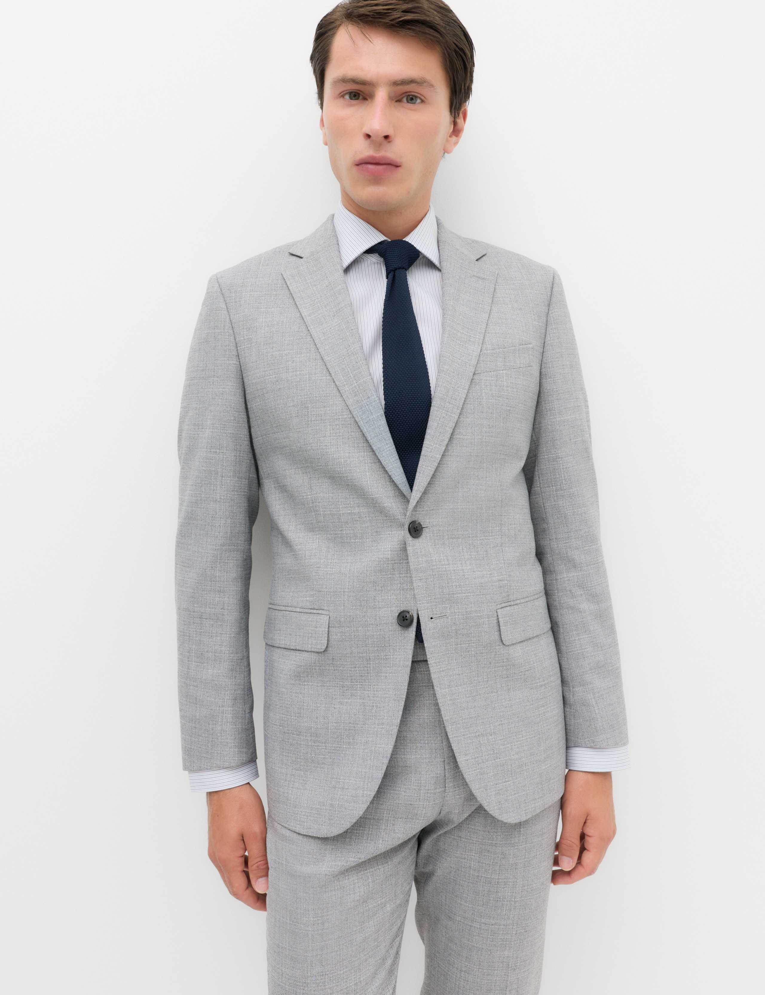 2 Piece Regular Fit Textured Suit