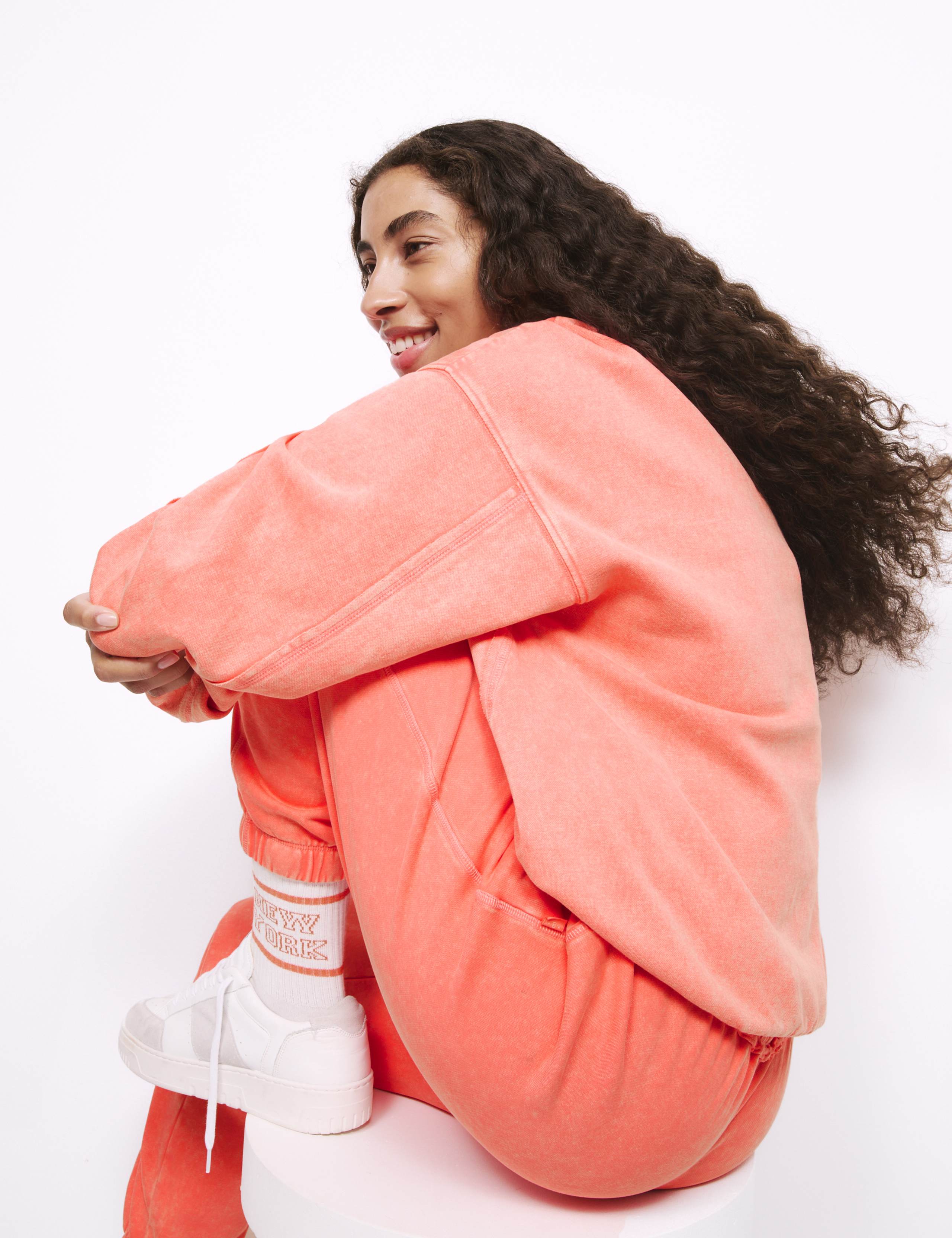 Cotton Rich Slogan Oversized Sweatshirt Set 4 of 6