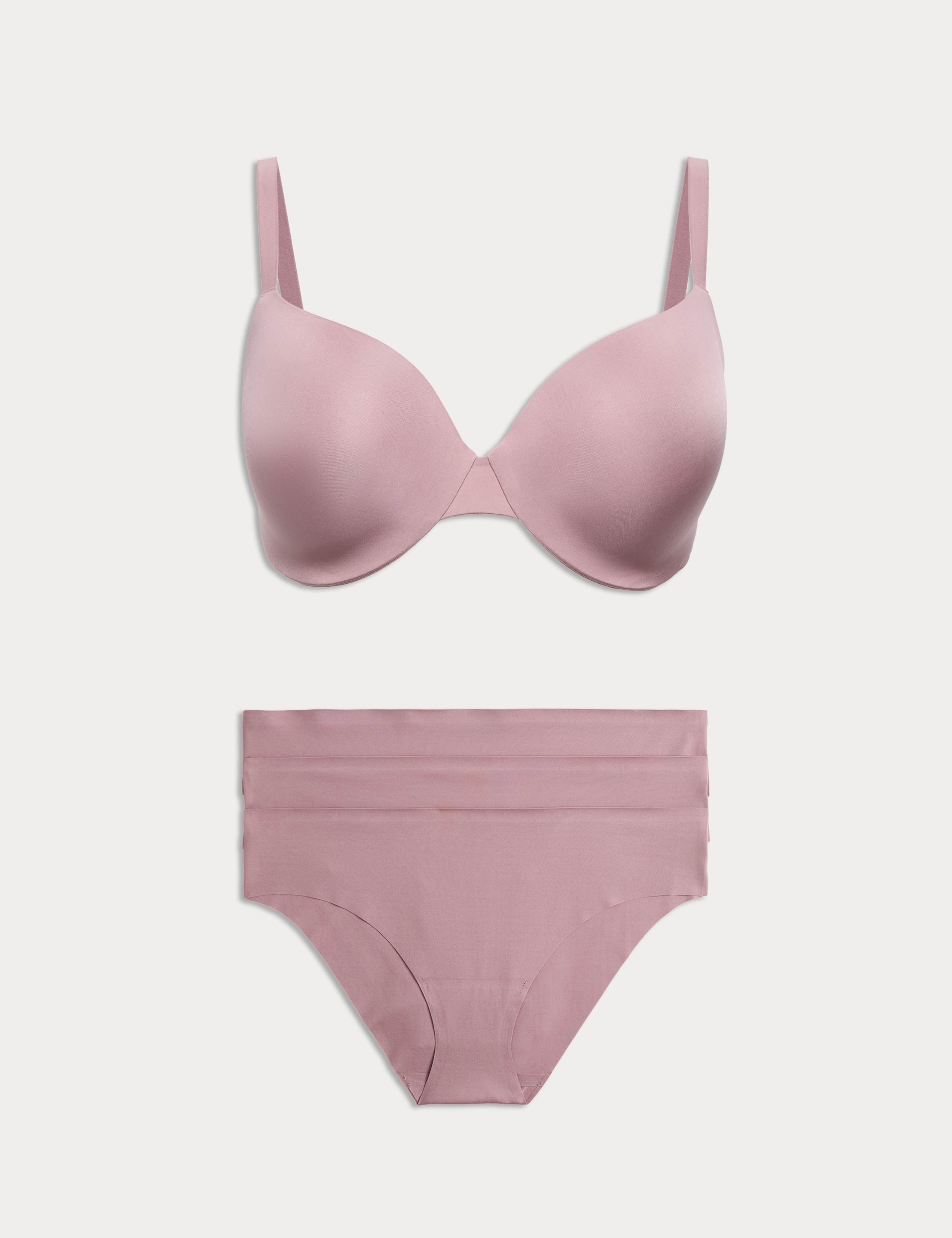 Body Invisibles™ Wired Demi Cup Bra Set F+ 1 of 6