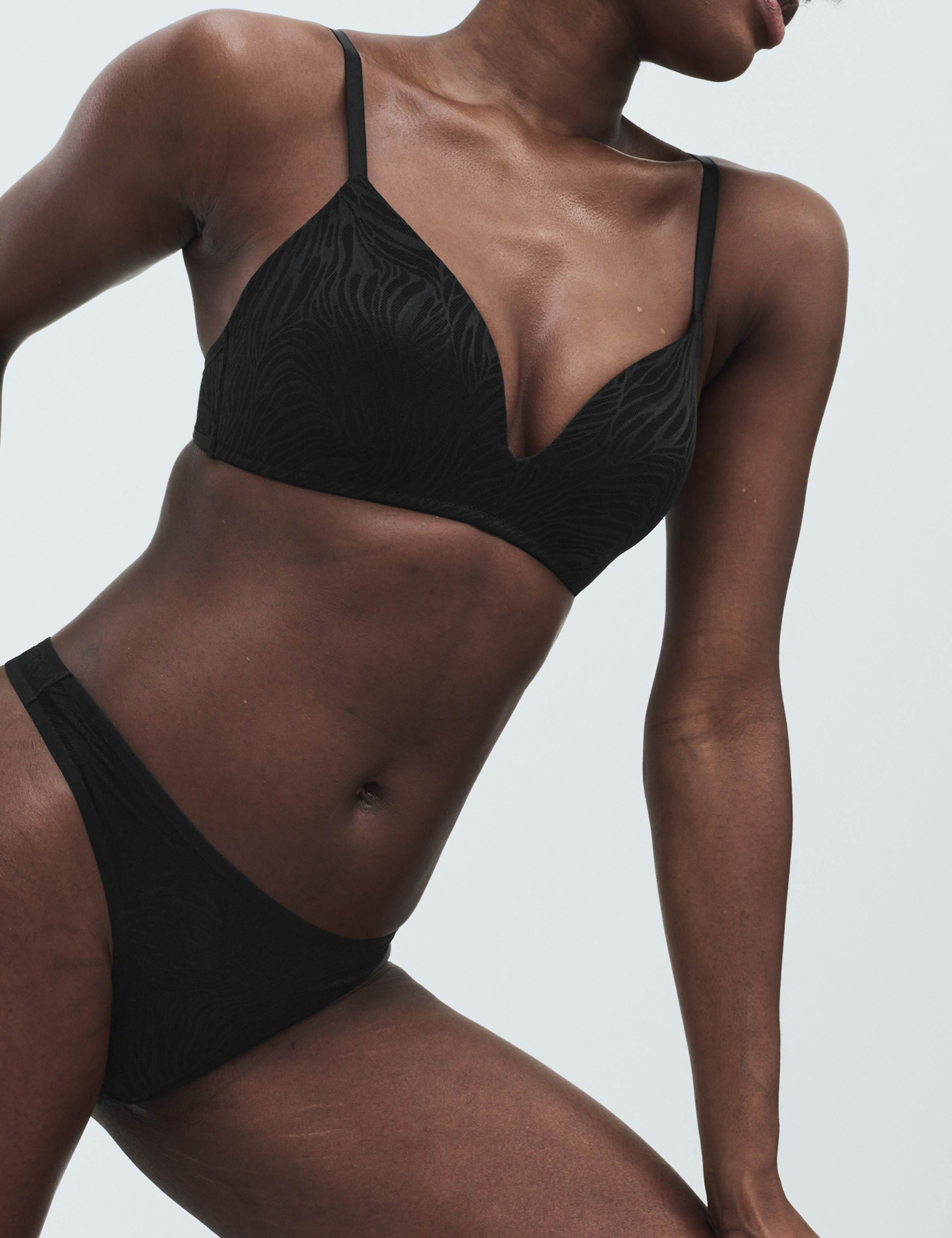 Body Lace Non Wired Plunge Bra Set A-E