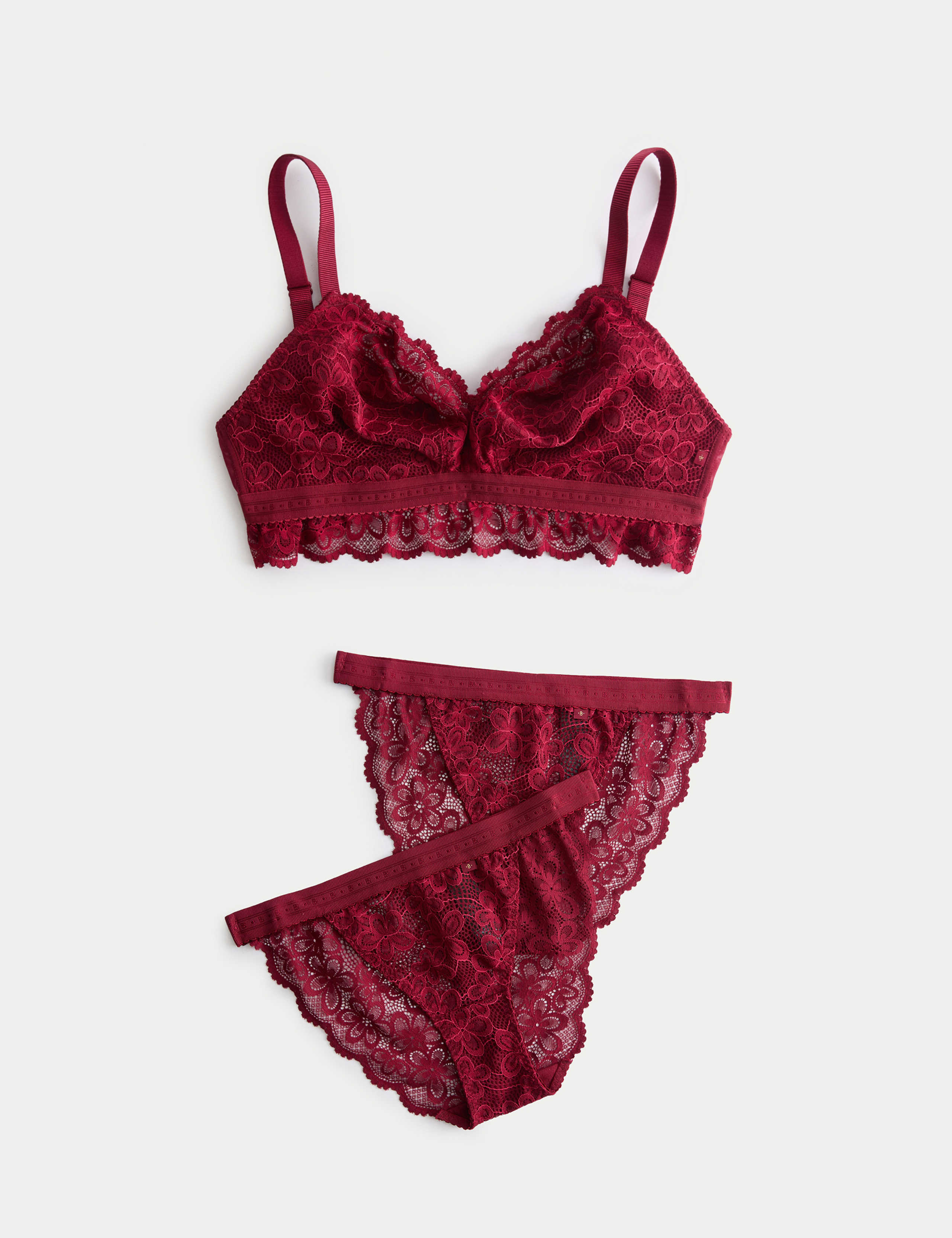 Cleo Lace Non Wired Bralette F+ Set 1 of 6