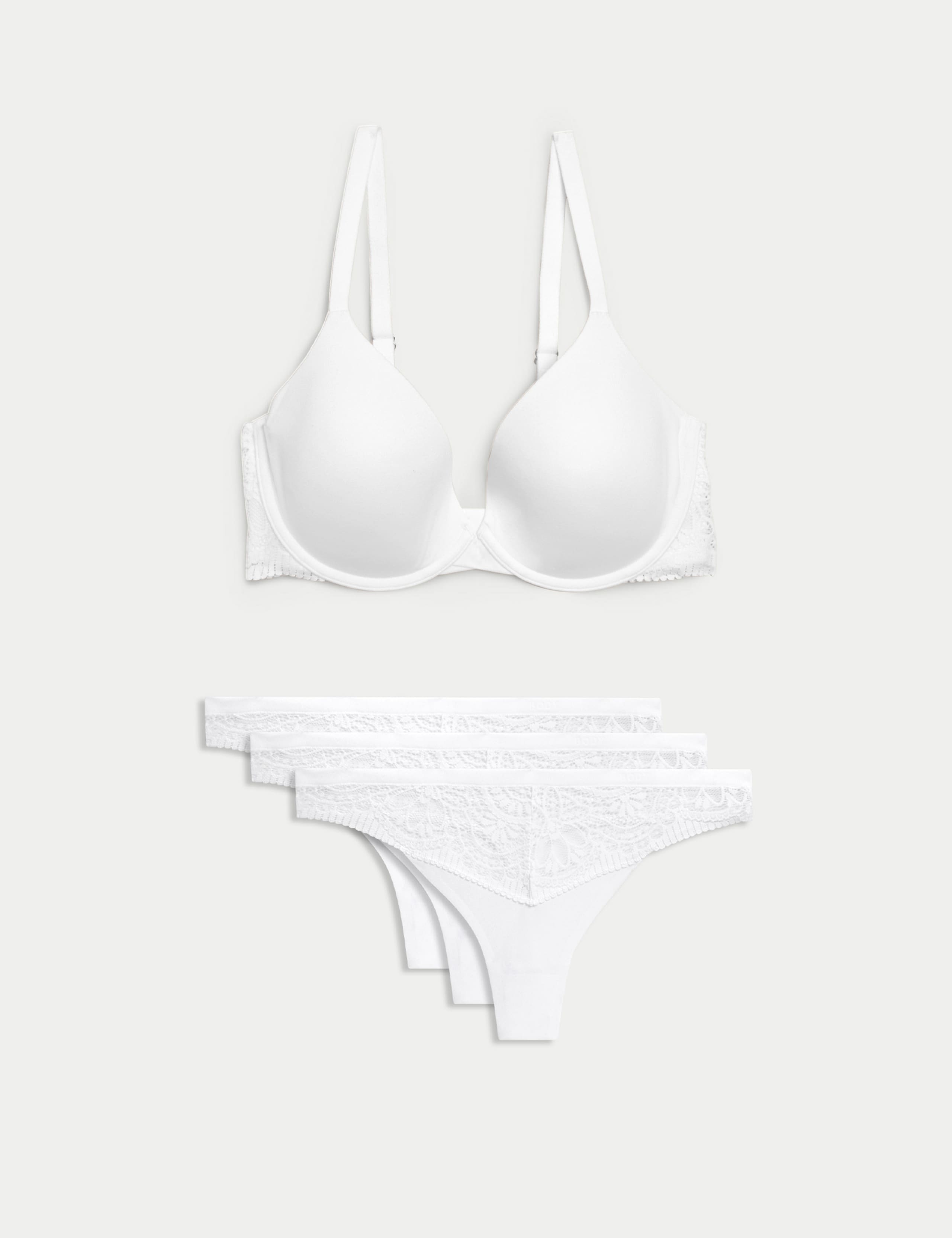 Body Soft™ Wired Plunge Bra set A-E 1 of 6