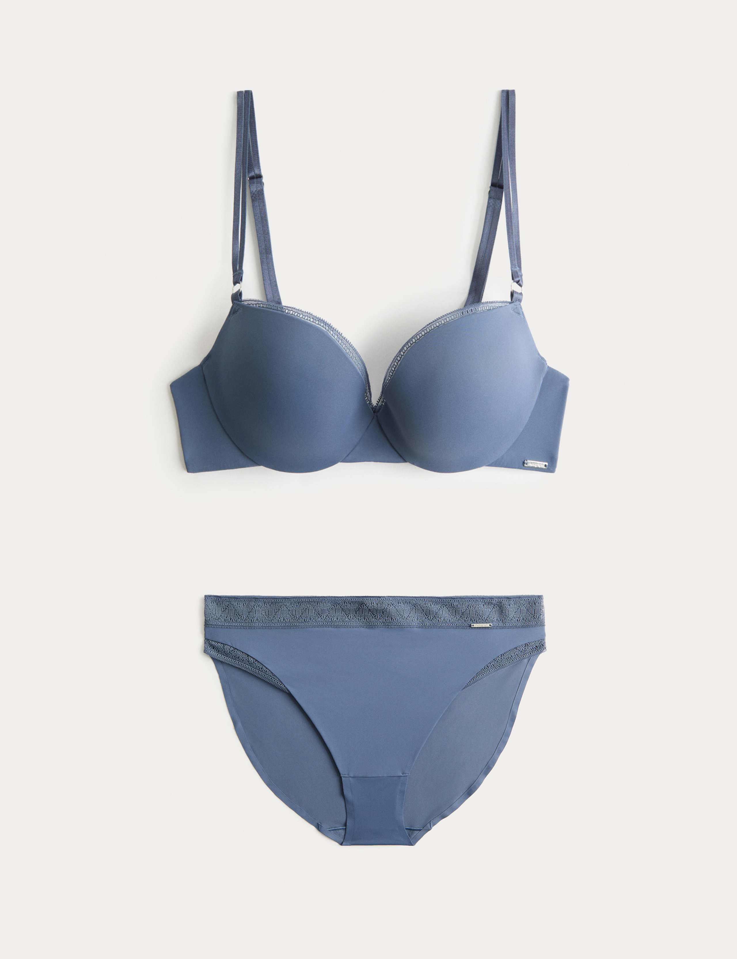 Boston Microfibre Wired Push Up Balcony Bra Set 1 of 6