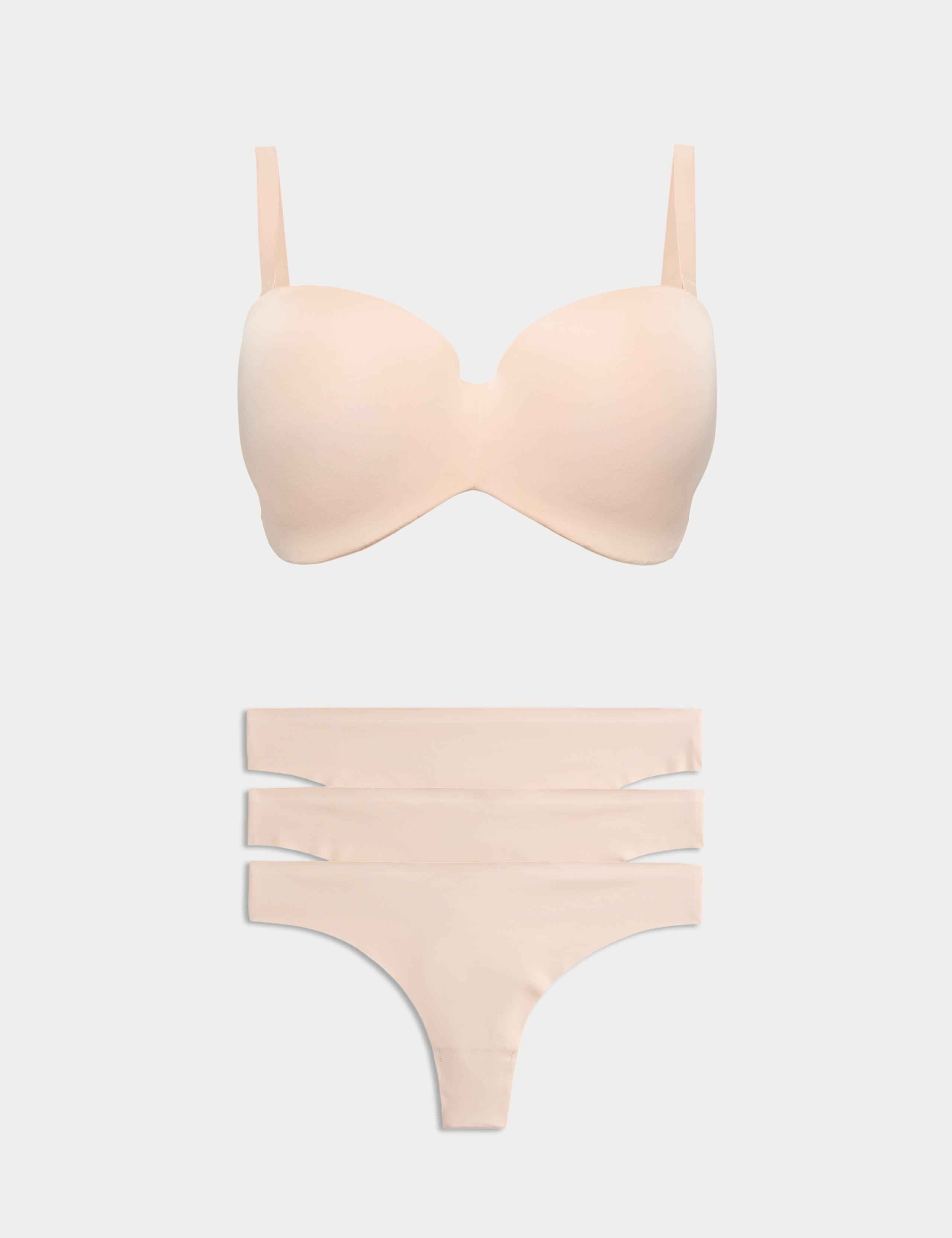 Body Invisibles™ Wired Strapless Bra Set F-H 1 of 6