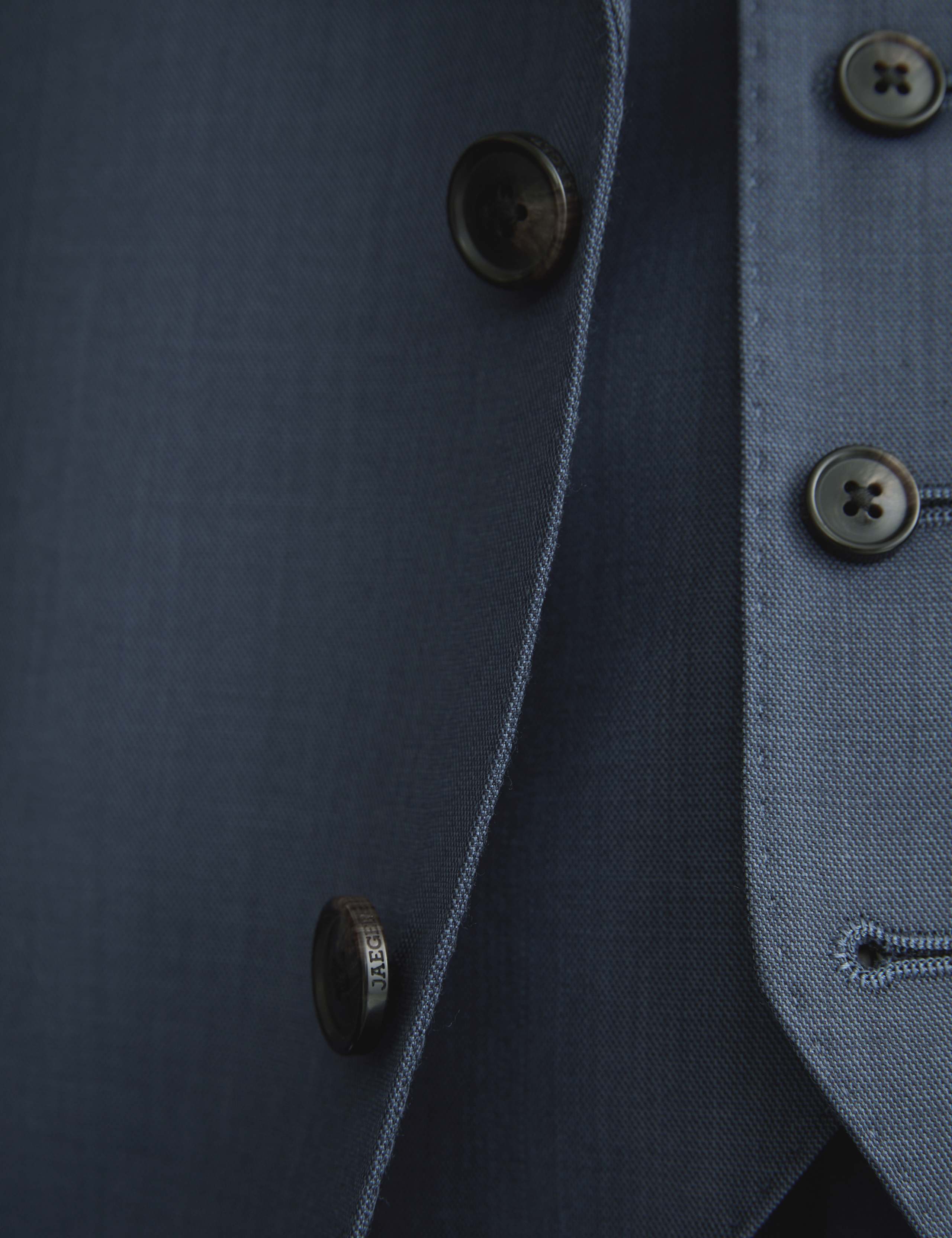 Tailored Fit Italian Wool Sharkskin Suit 6 of 6