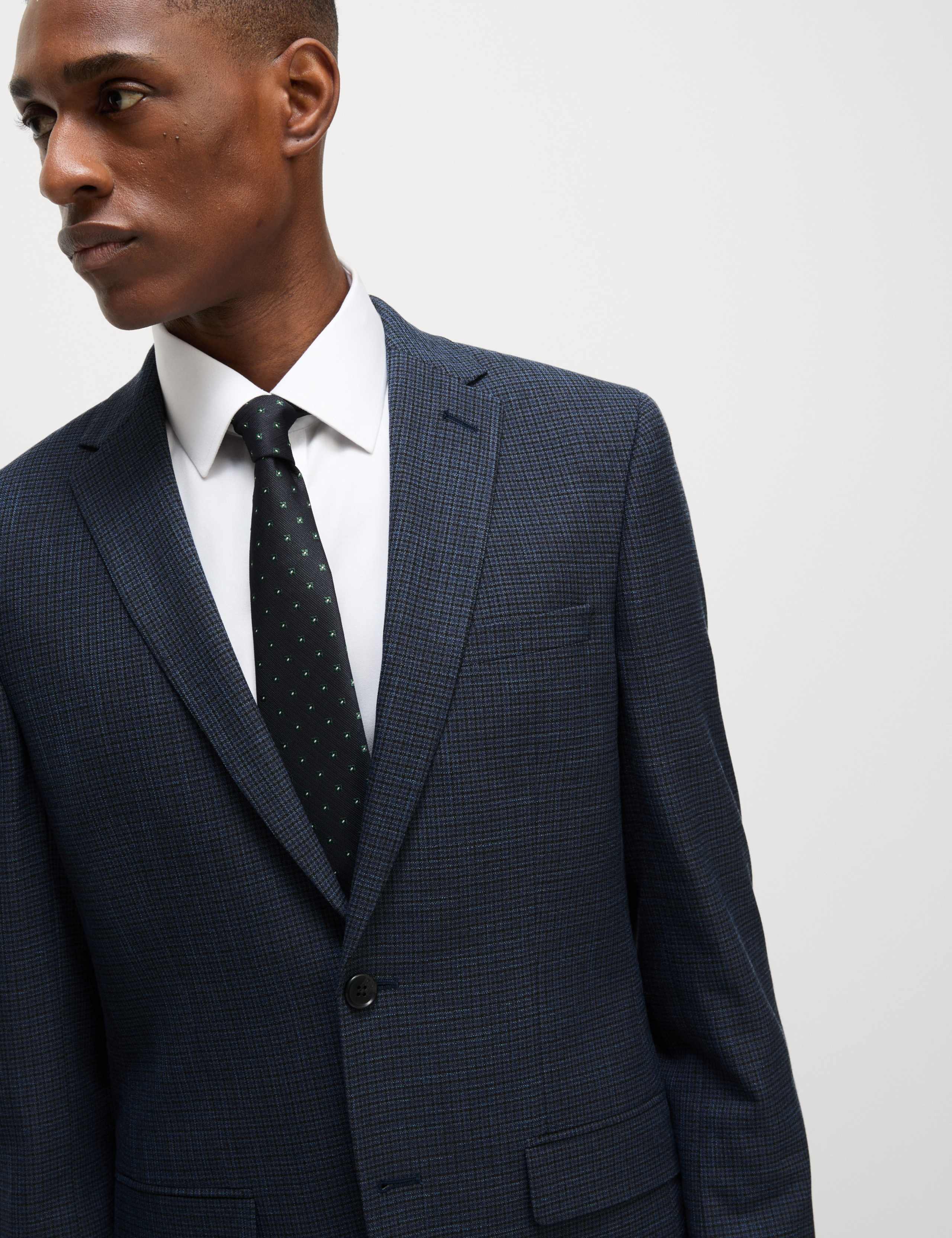 Skinny Fit Check Suit 1 of 6